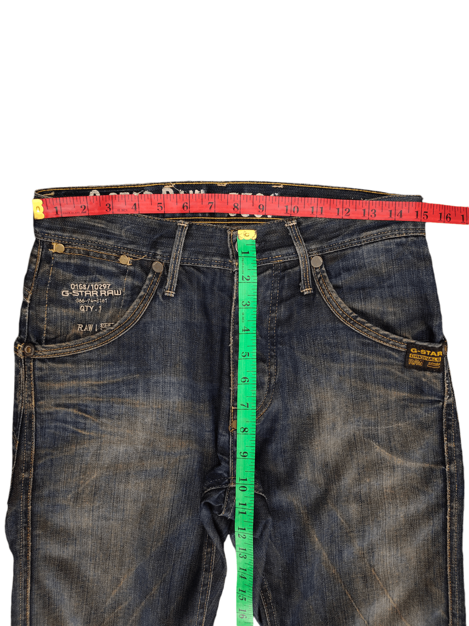 G-Star Vintage Y2k G-Star Raw 3310 Clawmark Distress Faded Jeans Size US 30 / EU 46 - 8 Thumbnail