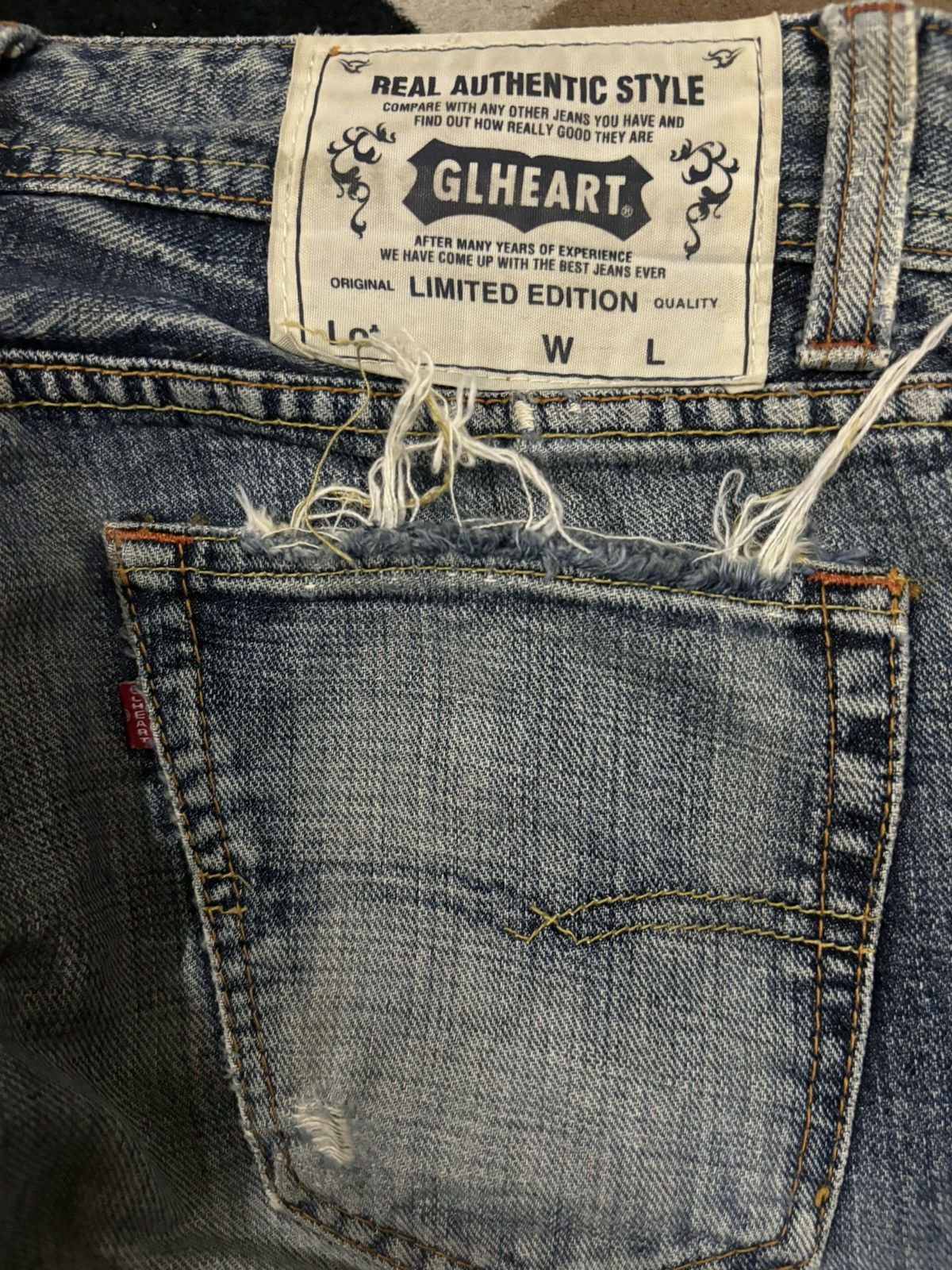 Tornado Mart Vintage Japanese Brand Mud Wash Flare Destroyed Grunge Jeans Size US 30 / EU 46 - 12 Thumbnail