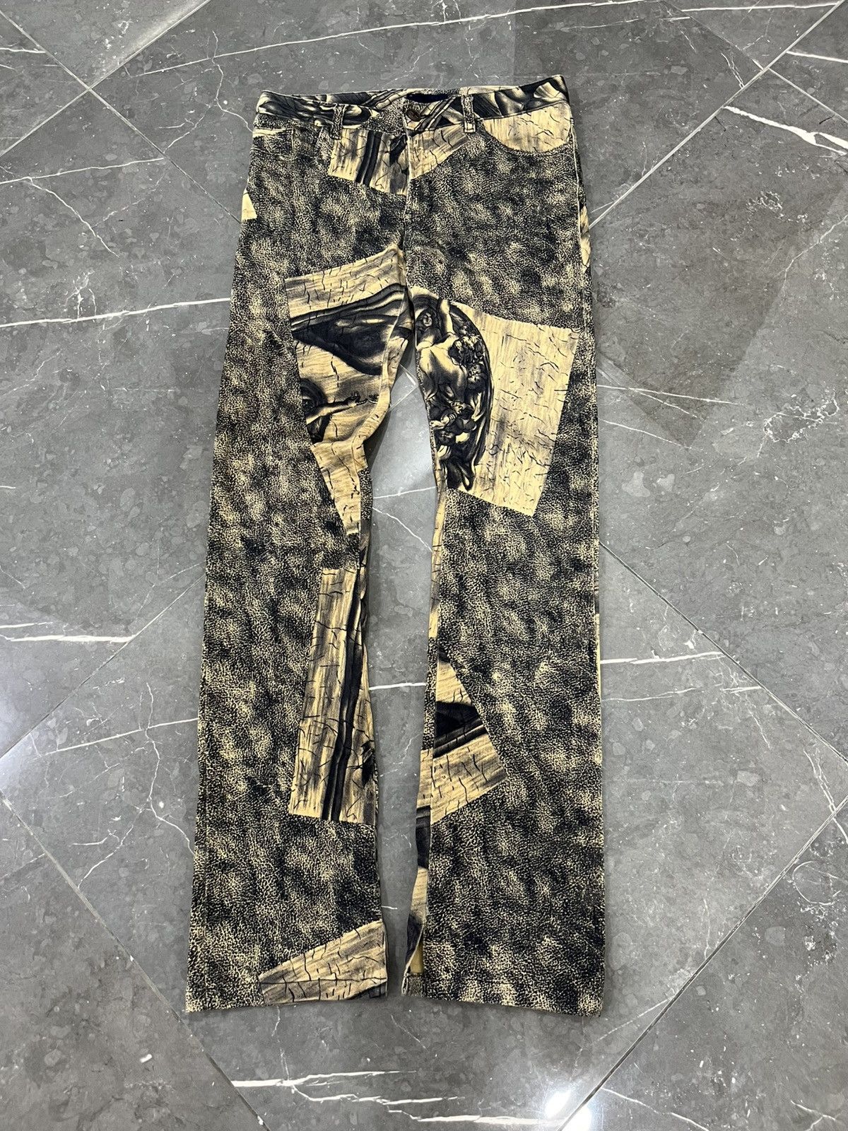 If Six Was Nine × Japanese Brand × Le Grande Bleu (L.G.B.) Xix art pants jpg styled Size 30" / US 8 / IT 44 - 1 Thumbnail