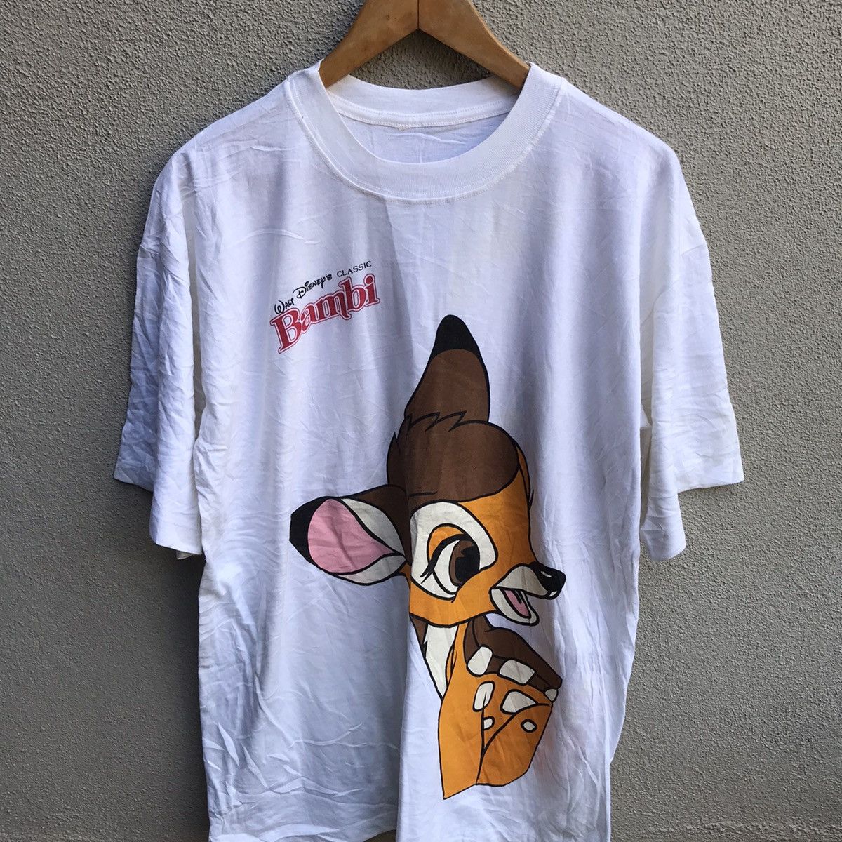 Disney Vintage 90s BAMBI movie tee disney cartoons Size US XL / EU 56 / 4 - 2 Thumbnail