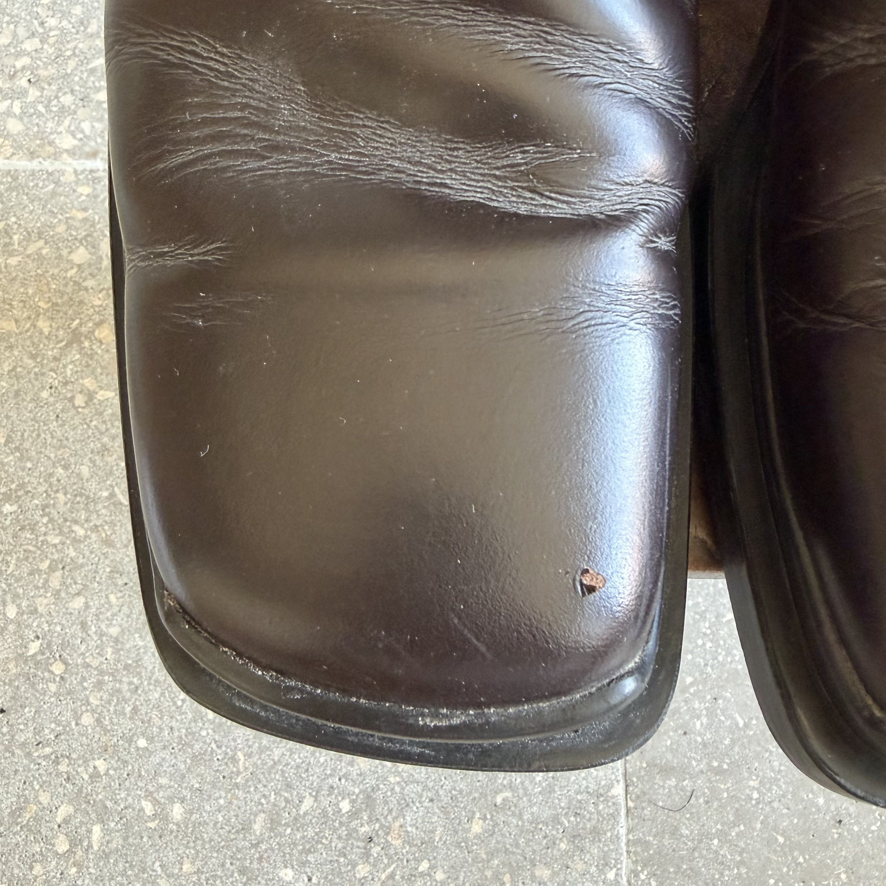 Prada Prada FW1999 Black Leather Square Toe Size US 7 / EU 40 - 6 Thumbnail