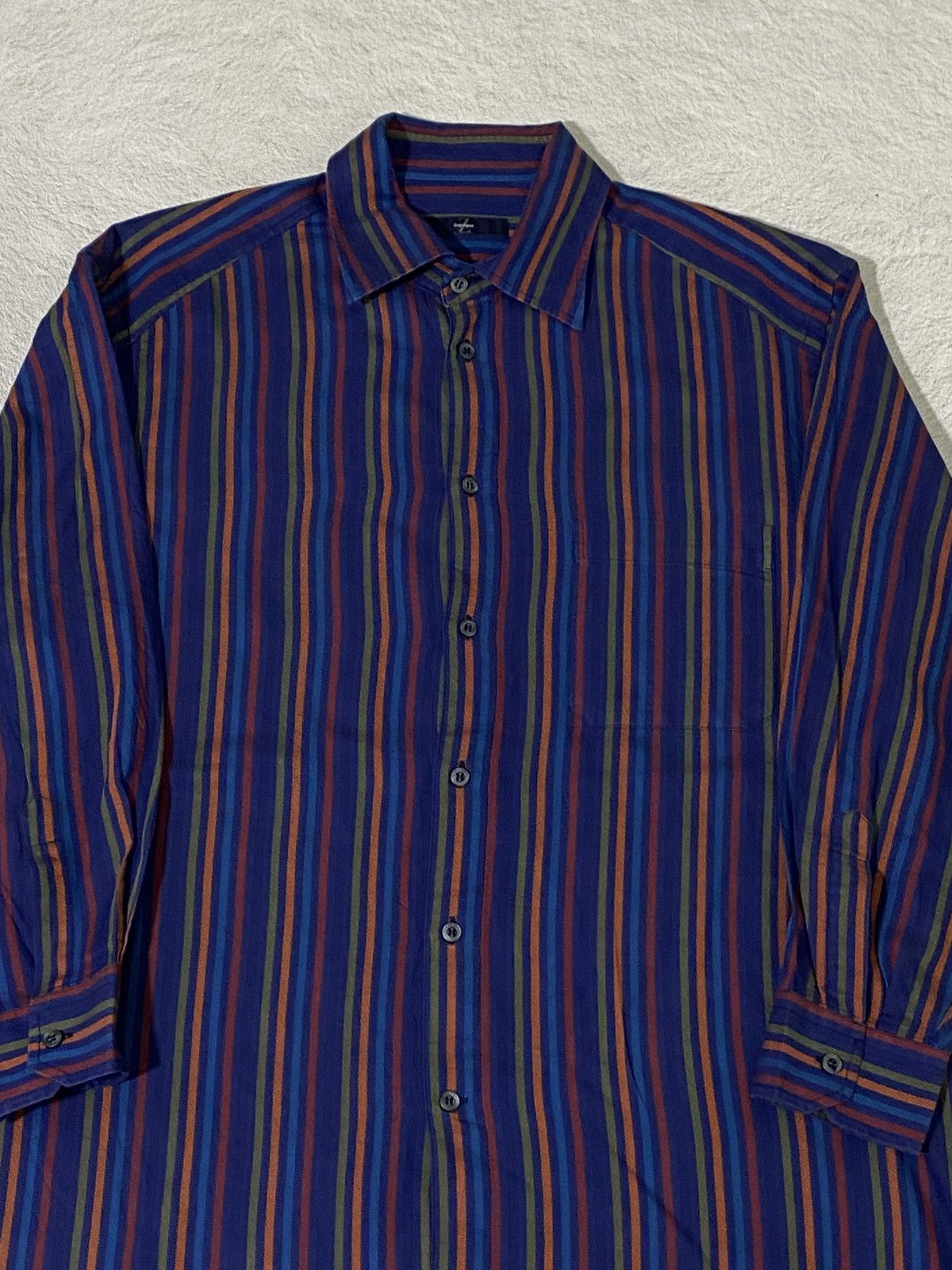 Ermenegildo Zegna RARE❤️‍🔥 Vintage Ermenegildo Zegna sport shirt Size US XL / EU 56 / 4 - 2 Thumbnail
