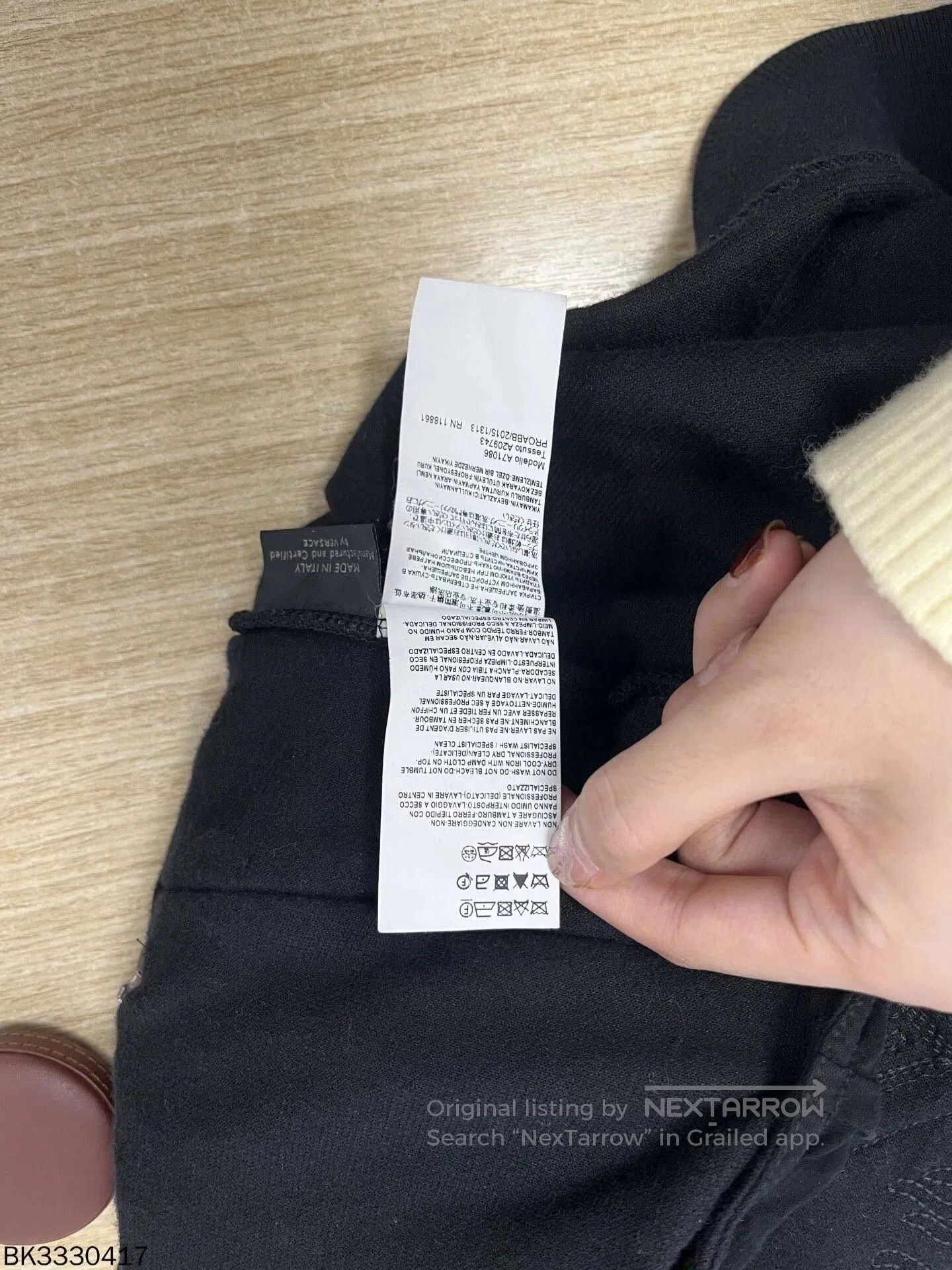 Versace versace corduroy hooded jacket size S. Size US S / EU 44-46 / 1 - 4 Thumbnail