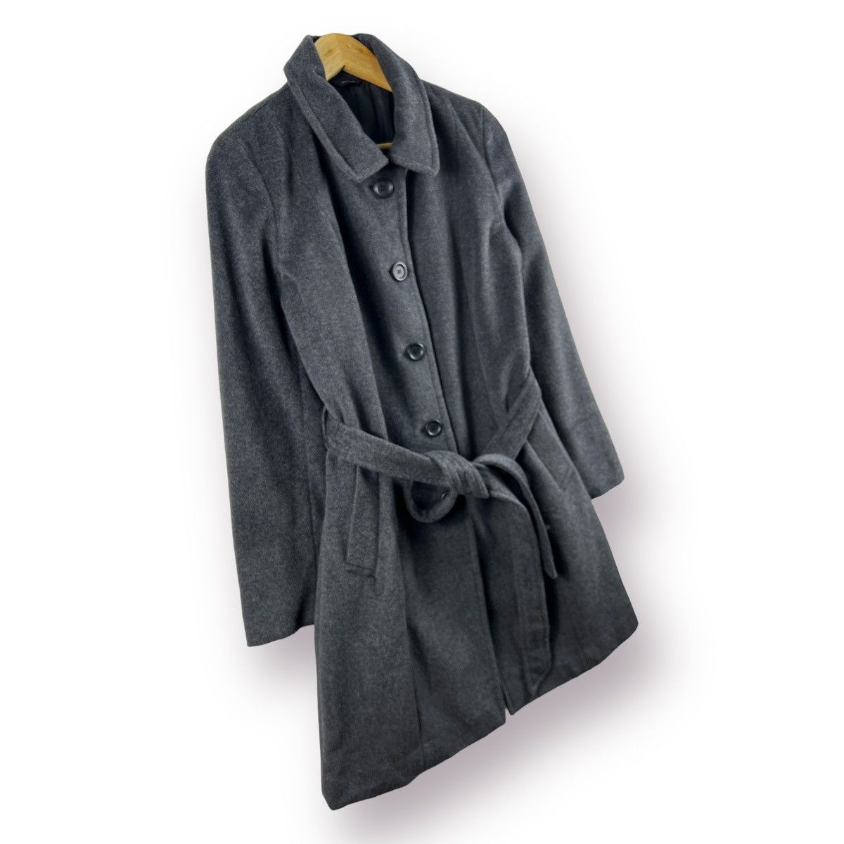 Comme Ca Ism 🔥 AVANT GARDE COMME CA ISM WOOL LONG COAT - L Size S / US 4 / IT 40 - 3 Thumbnail