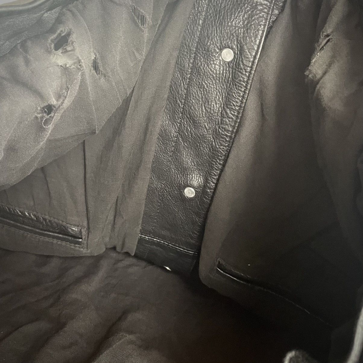 Vintage Studded Leather TruckerJacket Size US S / EU 44-46 / 1 - 4 Thumbnail
