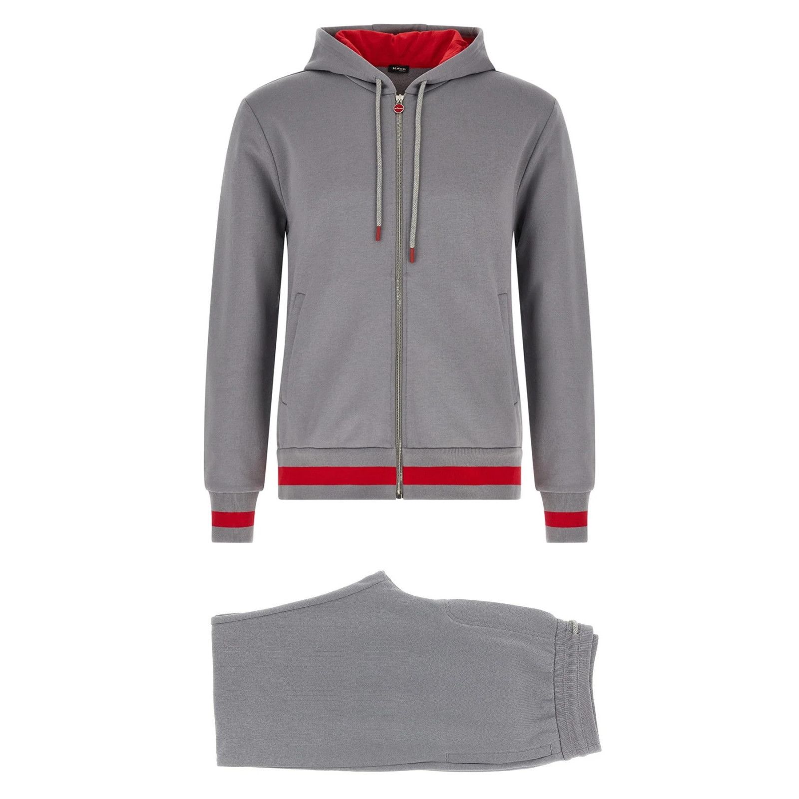 Kiton KITON Gray Cotton Tracksuit New & Authentic (Men's size:L;) Size US L / EU 52-54 / 3 - 1 Thumbnail