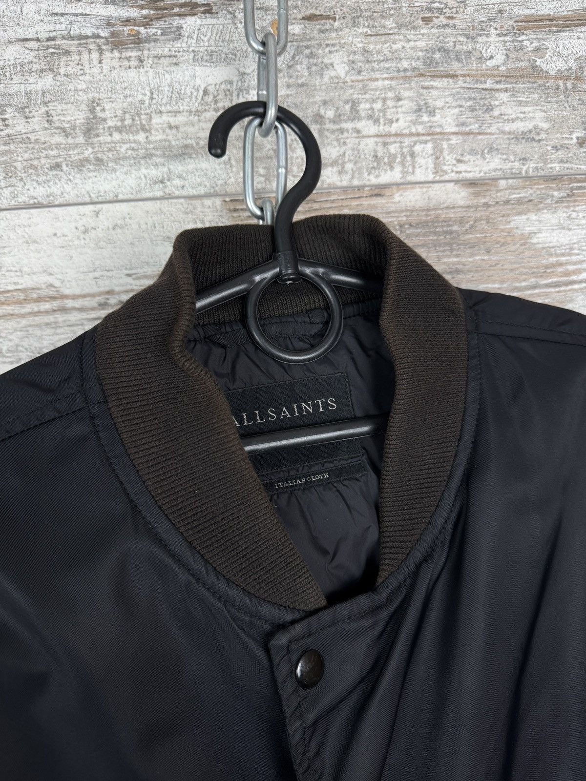 Allsaints Mens Vintage AllSaints kitson bomber nylon jacket Japanese Size US L / EU 52-54 / 3 - 9 Thumbnail