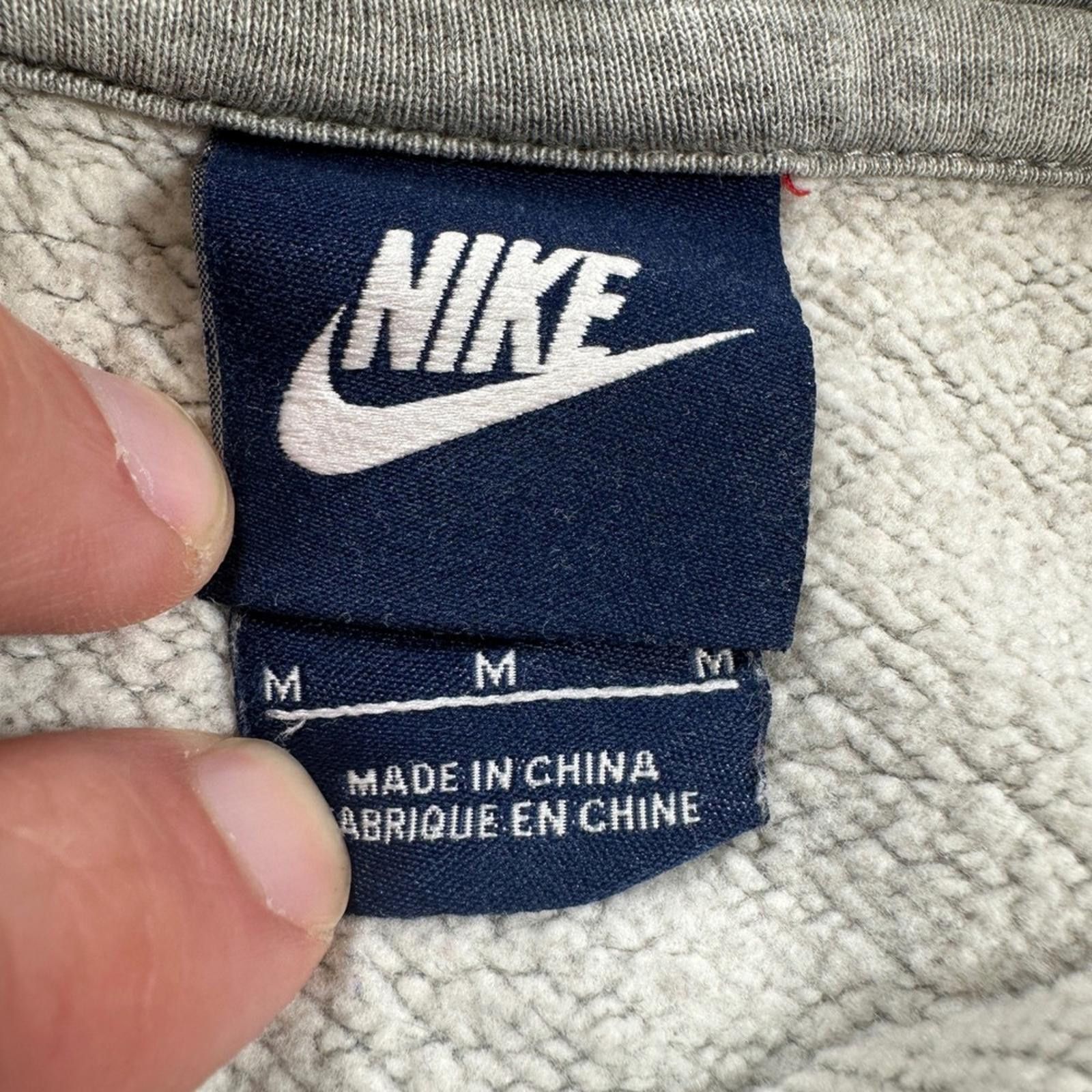 Nike Nike Gray Pullover Hoodie Sweatshirt Mens M Distressed Cuffs Size US M / EU 48-50 / 2 - 3 Thumbnail