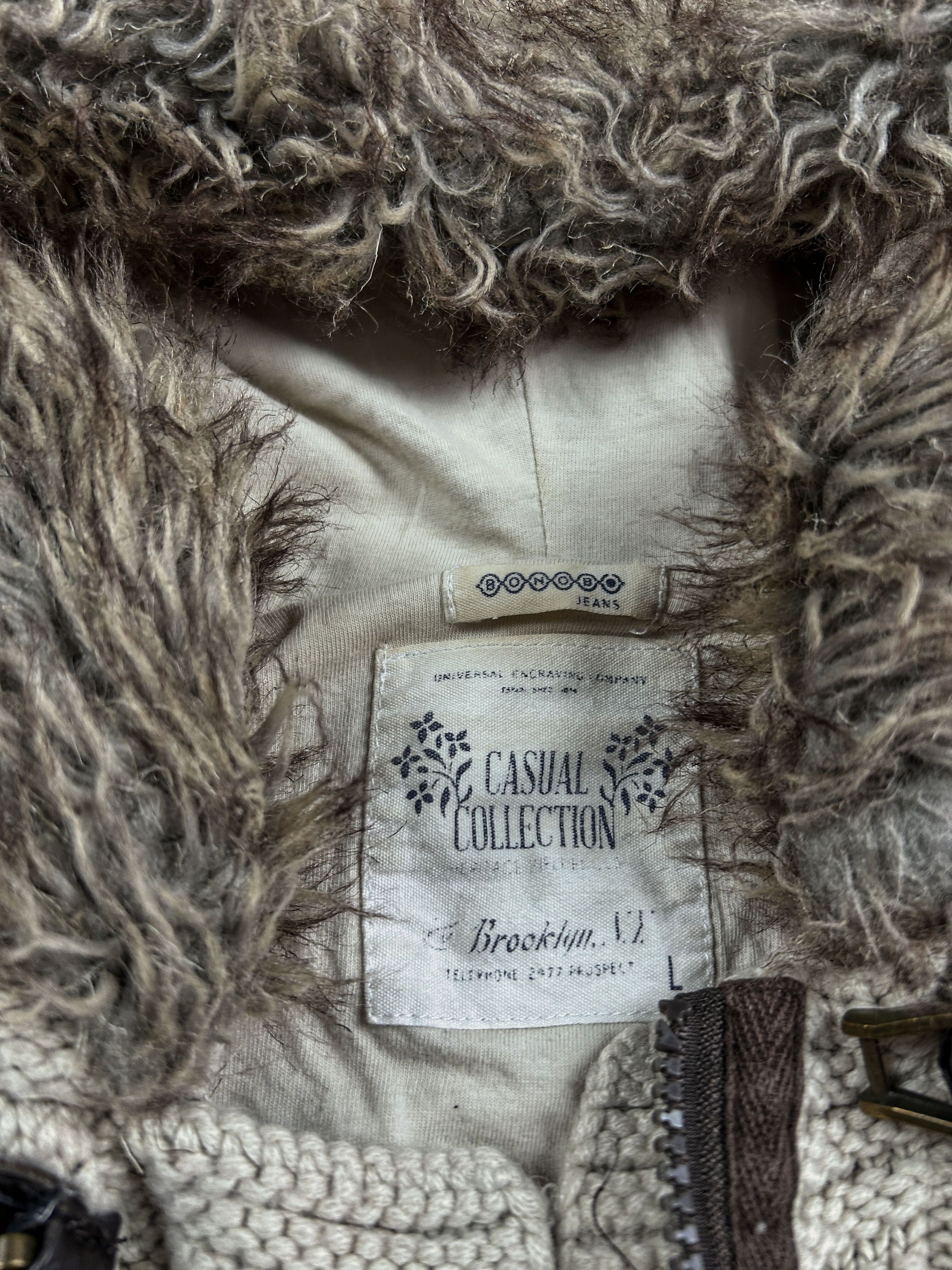 Japanese Brand Y2K If Six Was Nine Kapital Style Japanese Zip Fur Sweater Size US S / EU 44-46 / 1 - 7 Thumbnail