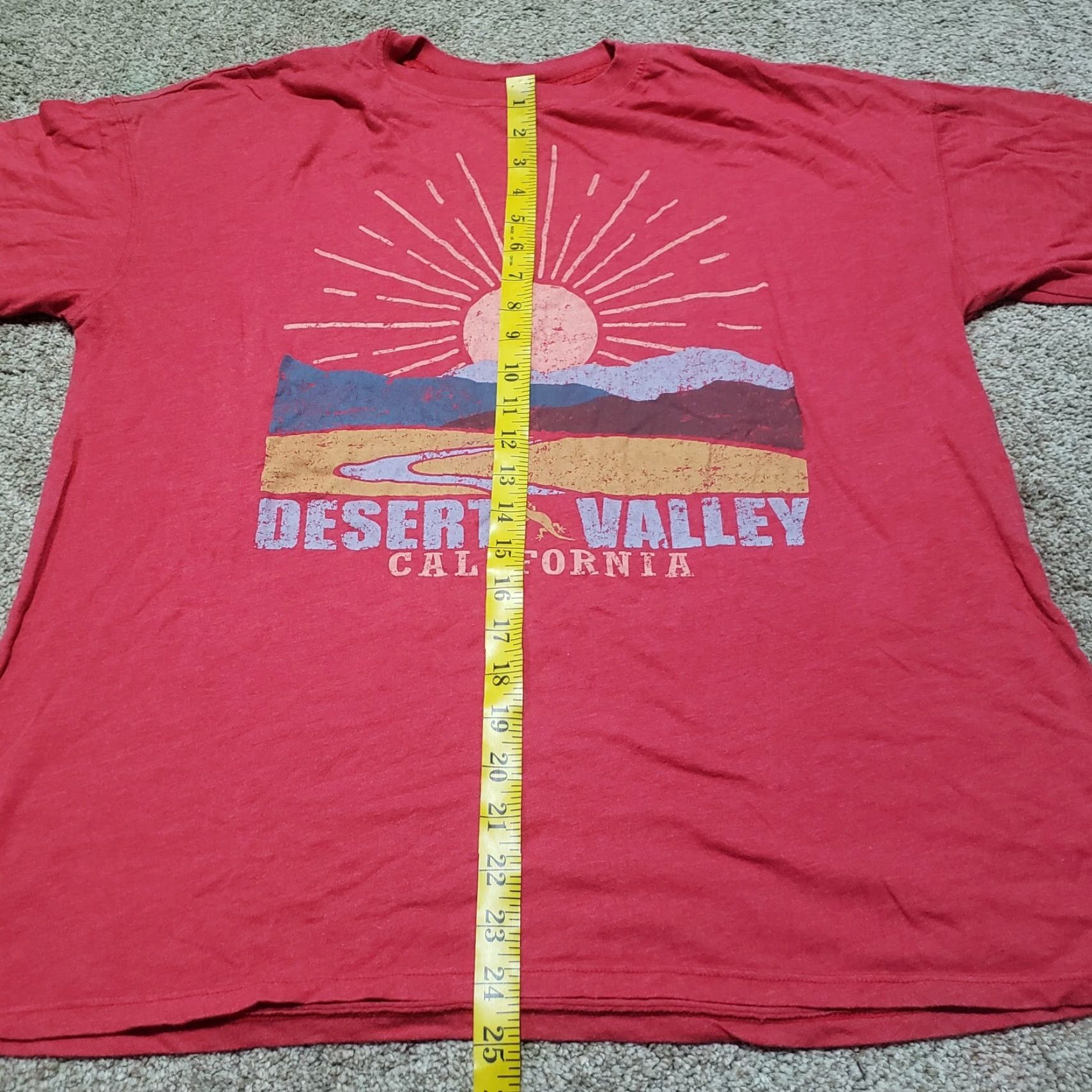 Vintage Desert Valley California Traveling Vacation Red Shirt Long Sleeve Adult S Small Shirt Red California Vintage? (No N/A) Size US S / EU 44-46 / 1 - 6 Thumbnail