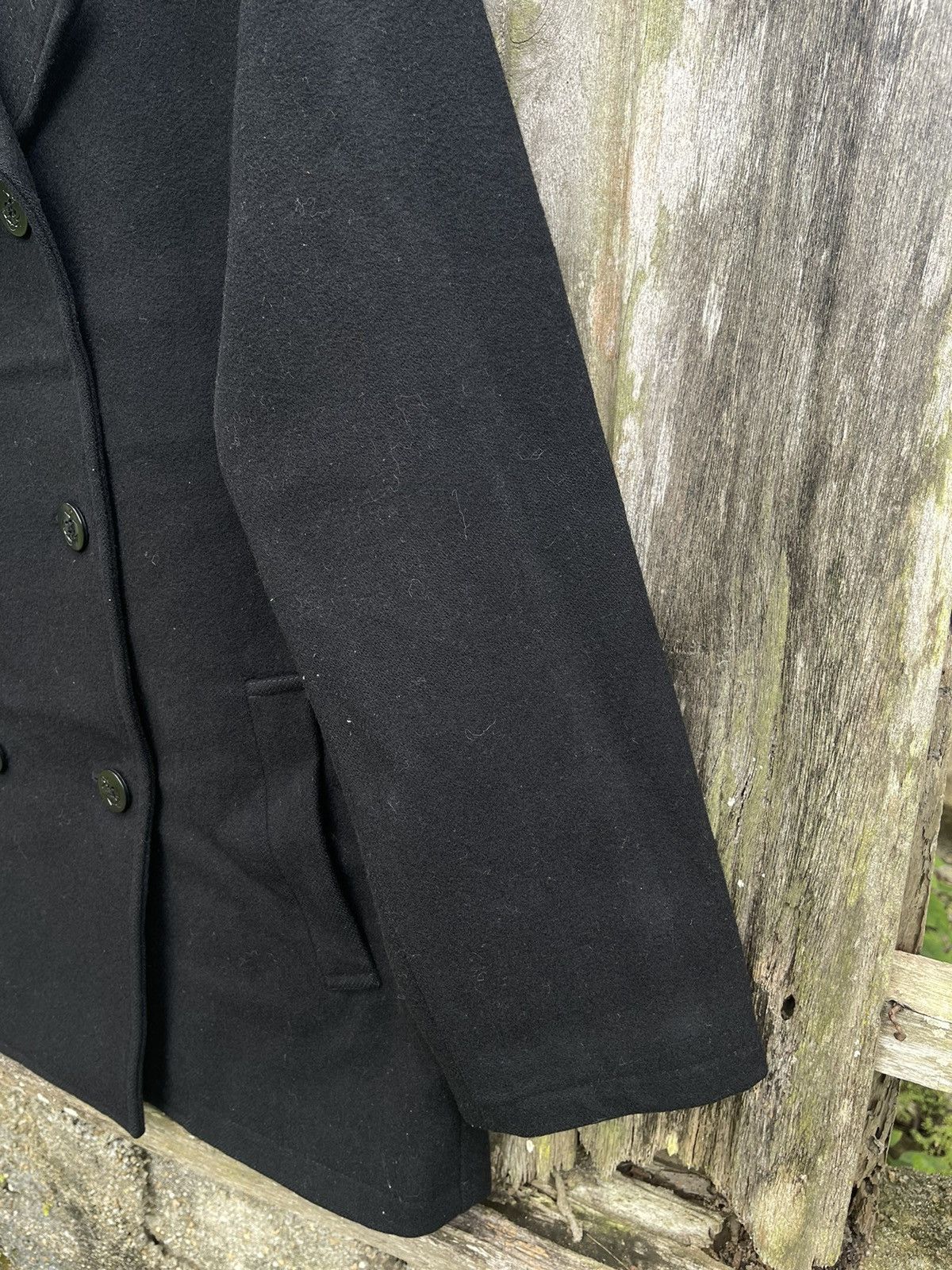Designer East Boy Classic Wool Peacoat — Black (Fits M-L) Size US M / EU 48-50 / 2 - 6 Thumbnail