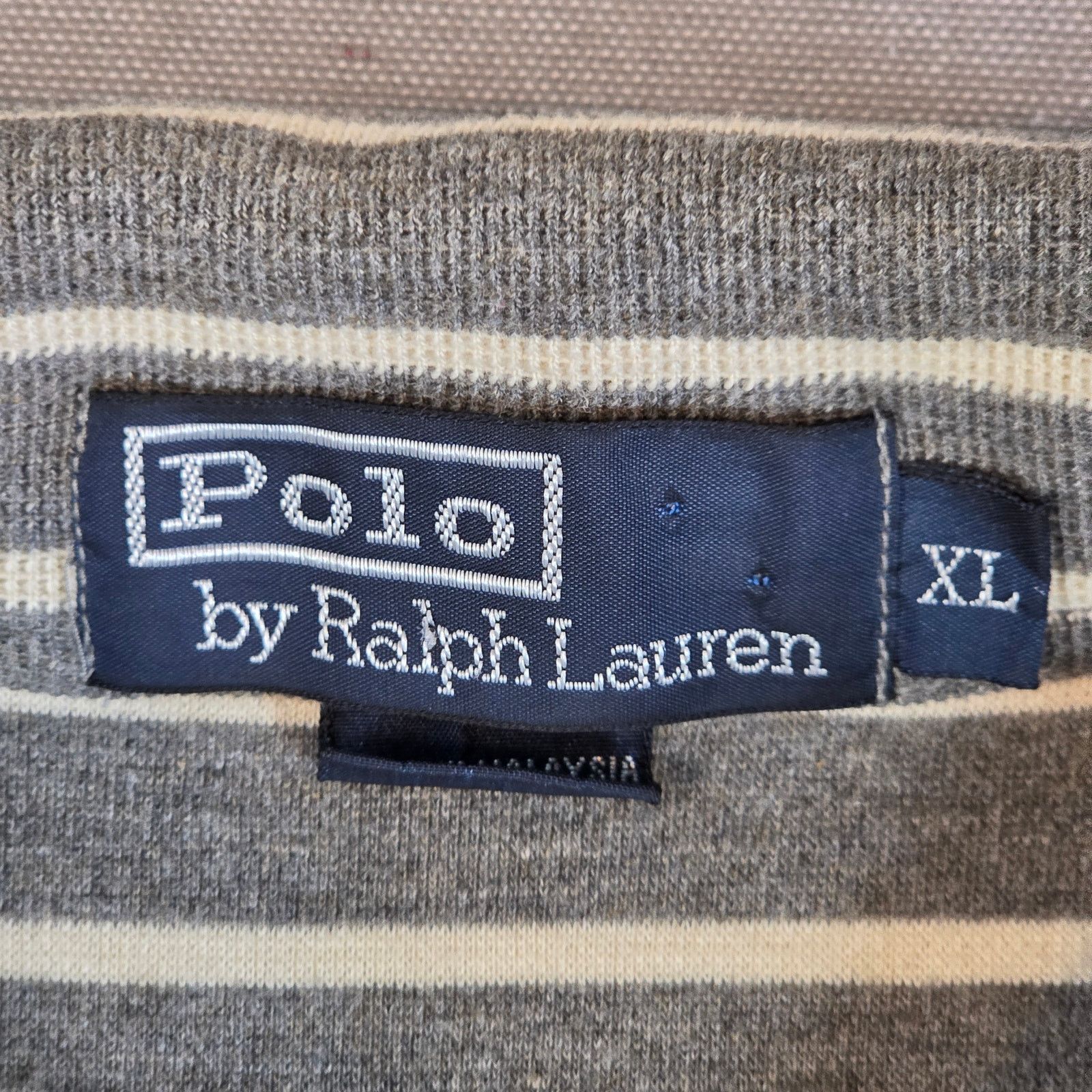 Polo Ralph Lauren Vintage Polo Ralph Lauren Striped Long Sleeve Shirt XL Size US XL / EU 56 / 4 - 3 Thumbnail