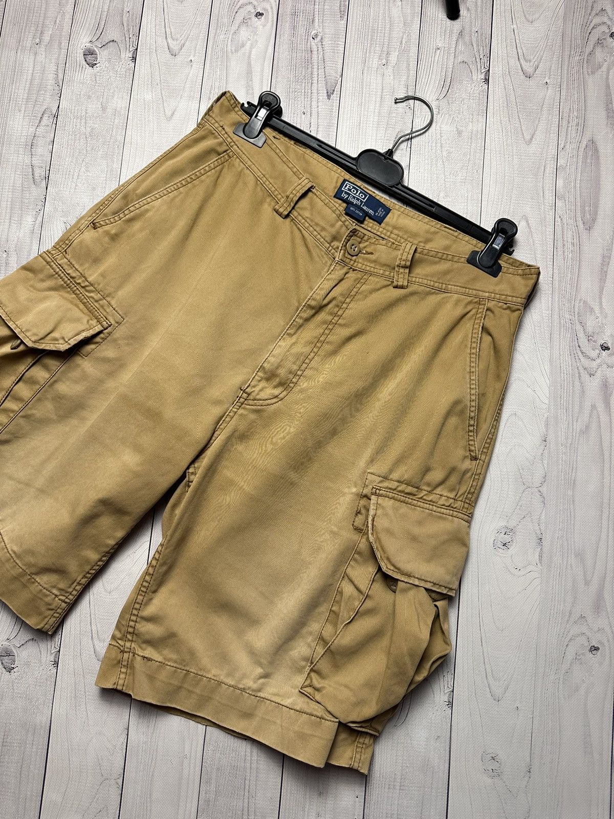 Polo Ralph Lauren × Vintage Vintage cargo shorts Polo Ralph Lauren size 34 pocket Size US 34 / EU 50 - 3 Thumbnail