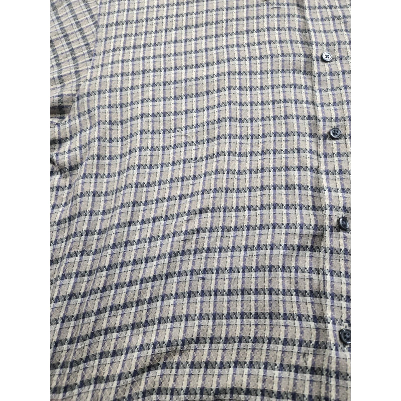 Vintage VINTAGE Tundra Shirt Men XL Yellow Beige Plaid Button-Up Long Sleeve Rayon Blend/Cotton Brown Size US XL / EU 56 / 4 - 5 Thumbnail