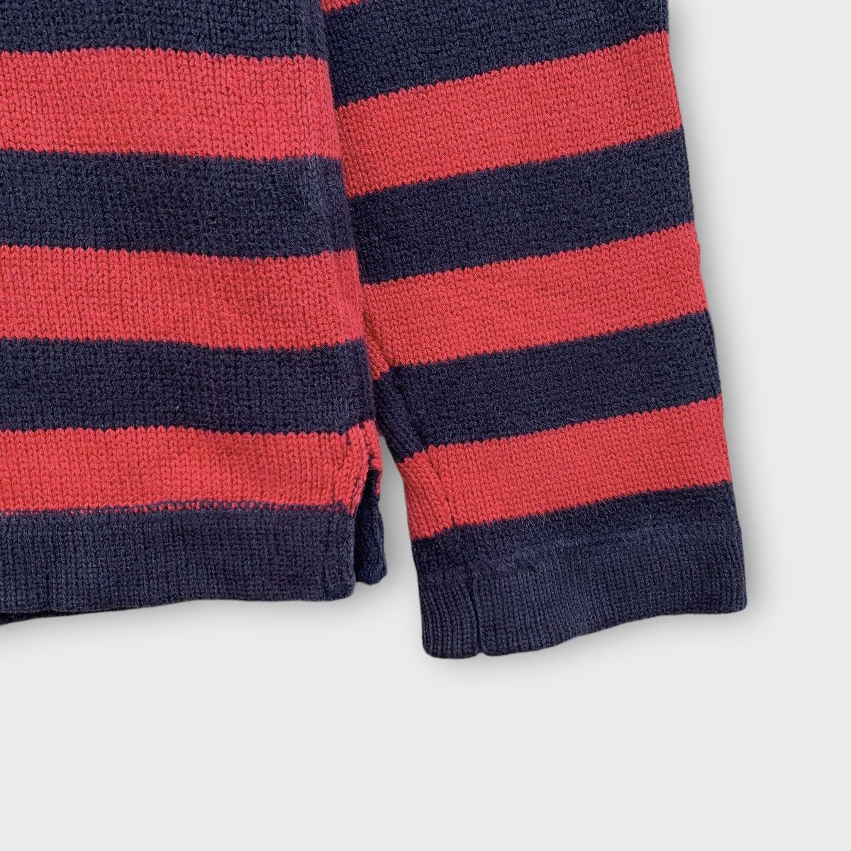 Polo Ralph Lauren × Vintage Vintage 90s Polo Ralph Lauren Striped Kurt Cobain Style Size M / US 6-8 / IT 42-44 - 5 Thumbnail