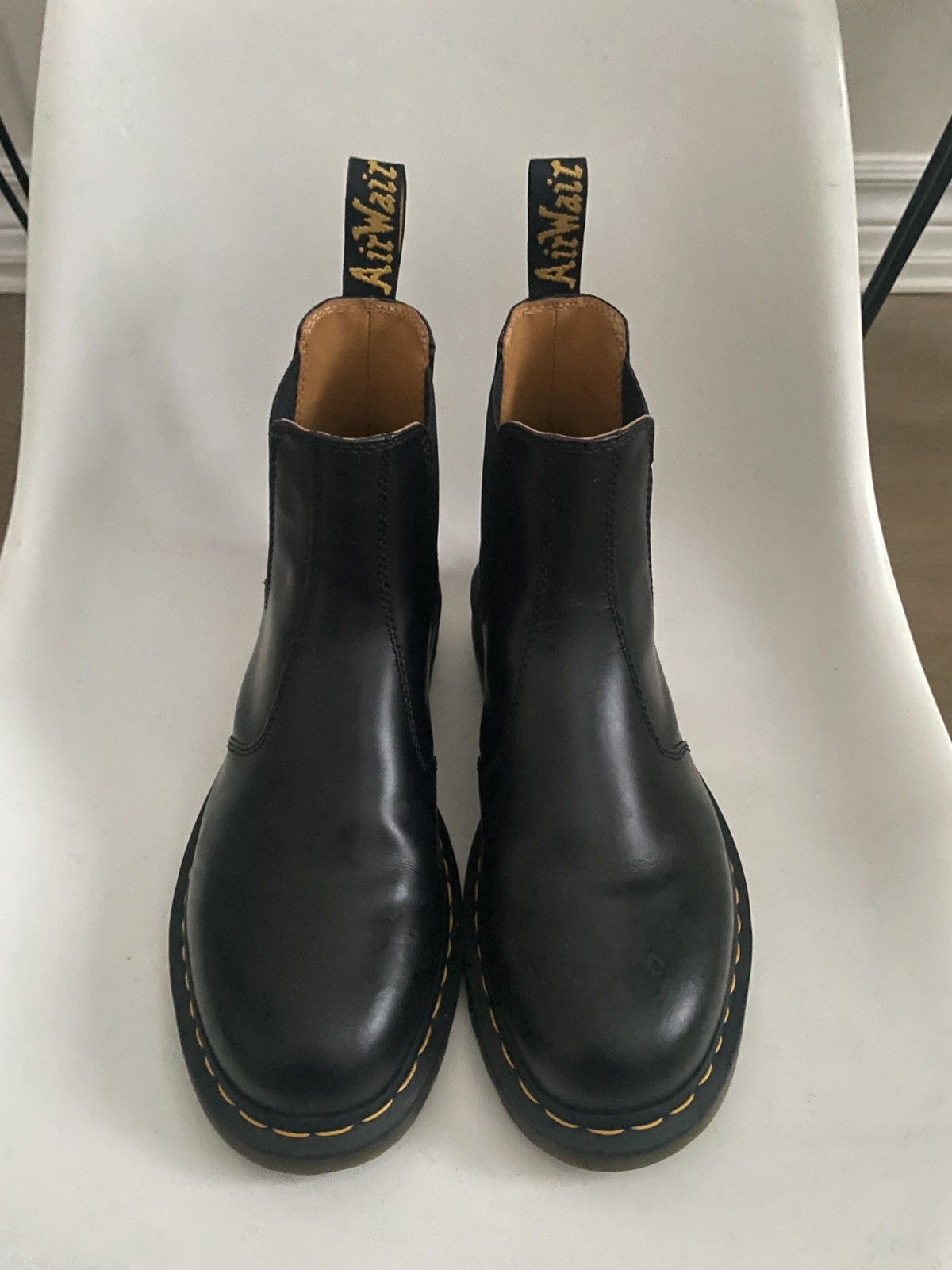 Dr. Martens Dr. Marten Yellow Stitch Leather Boot Size US 10 / EU 43 - 1 Thumbnail