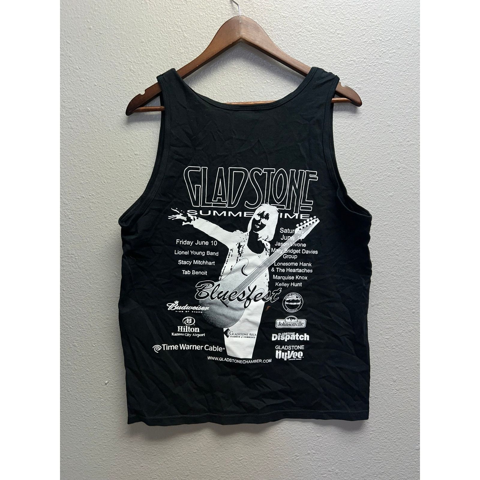 Gildan Gladstone Bluesfest Shirt Tank Concert Tour Blues Fest M Size US M / EU 48-50 / 2 - 5 Thumbnail