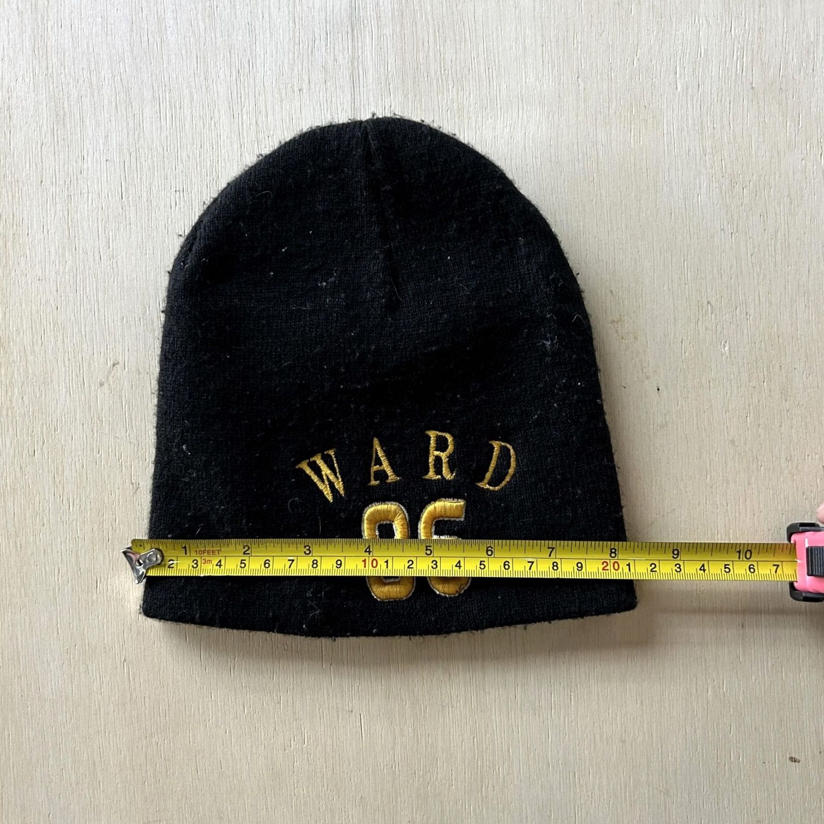Vintage VINTAGE Ward 86 Beanie Mens One Size Black Embroidered Steelers Knit Winter Acrylic Hat Size ONE SIZE - 4 Thumbnail