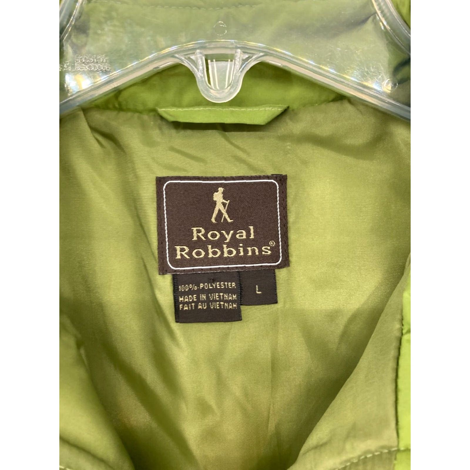 Royal Robbins Royal Robbins Quilted Vest Women's Large Regular Puffer Full Zip Outerwear Green Size L / US 10 / IT 46 - 4 Thumbnail