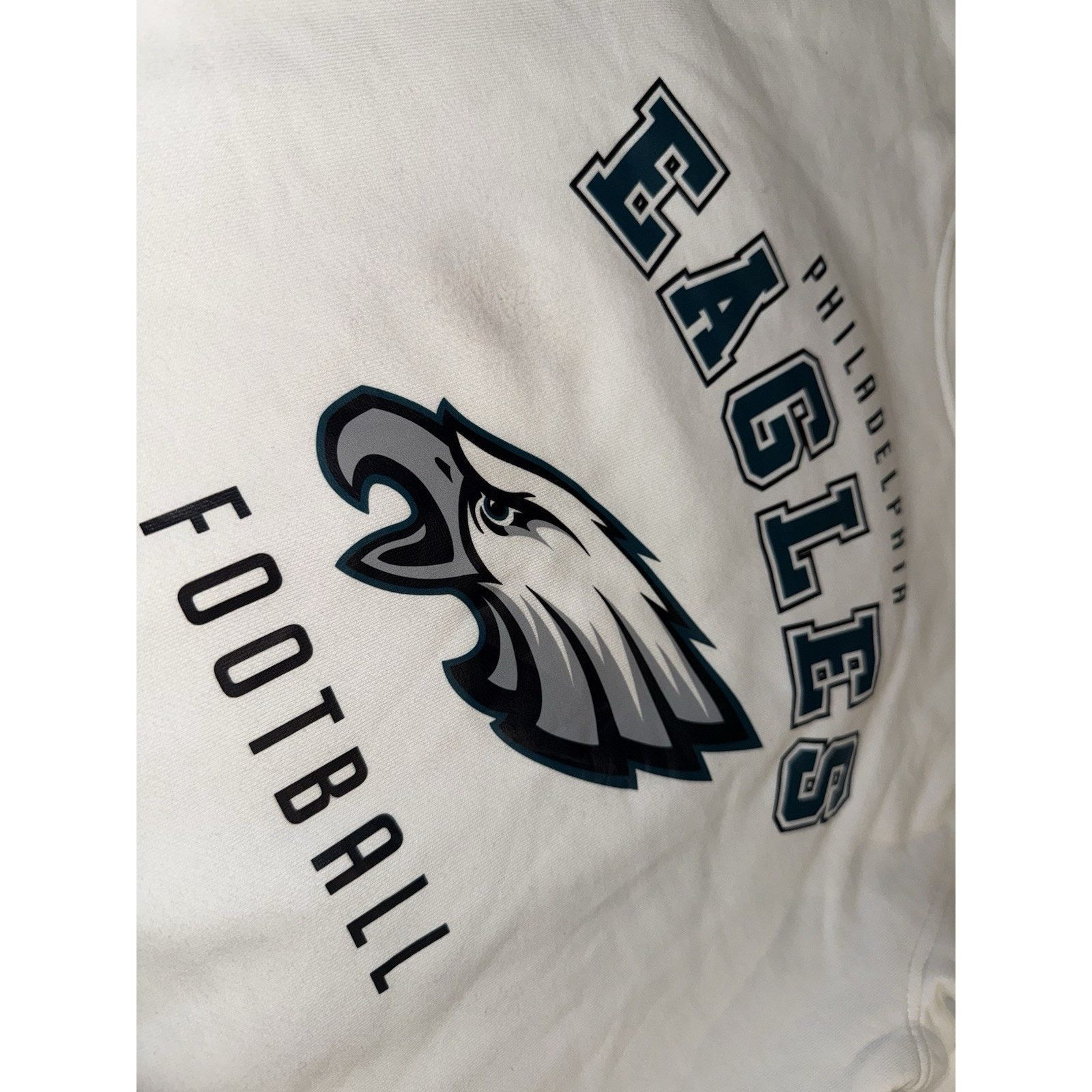 Starter Starter White Philadelphia Eagles Logo Pullover Sweatshirt Size US S / EU 44-46 / 1 - 3 Thumbnail