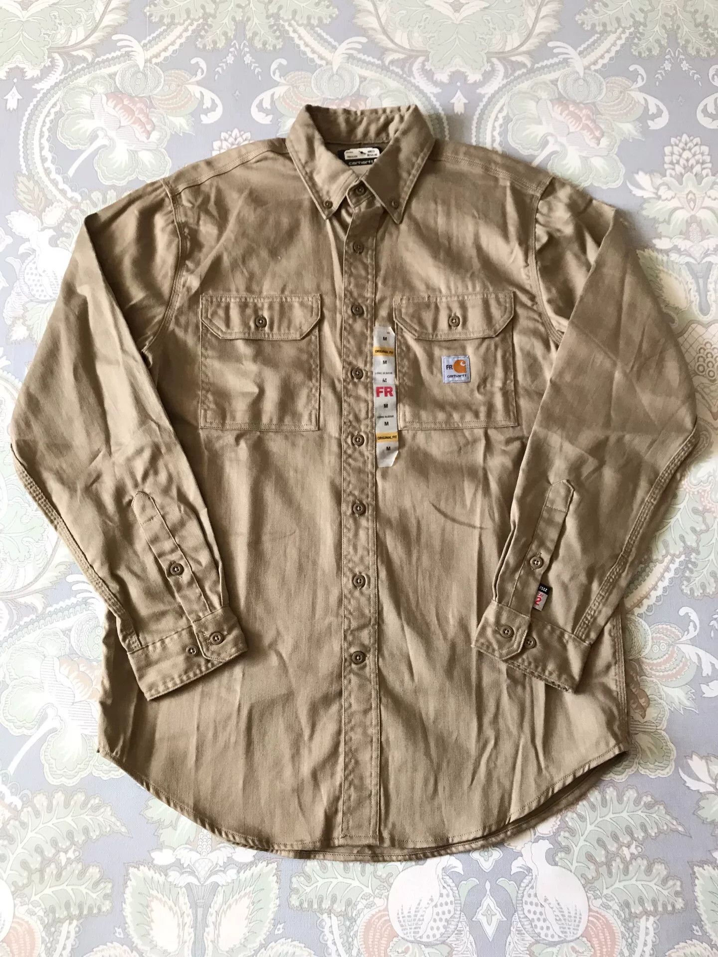 Carhartt Carhartt FRS003 FR Flame Resistant Work Shirt Size US M / EU 48-50 / 2 - 1 Thumbnail