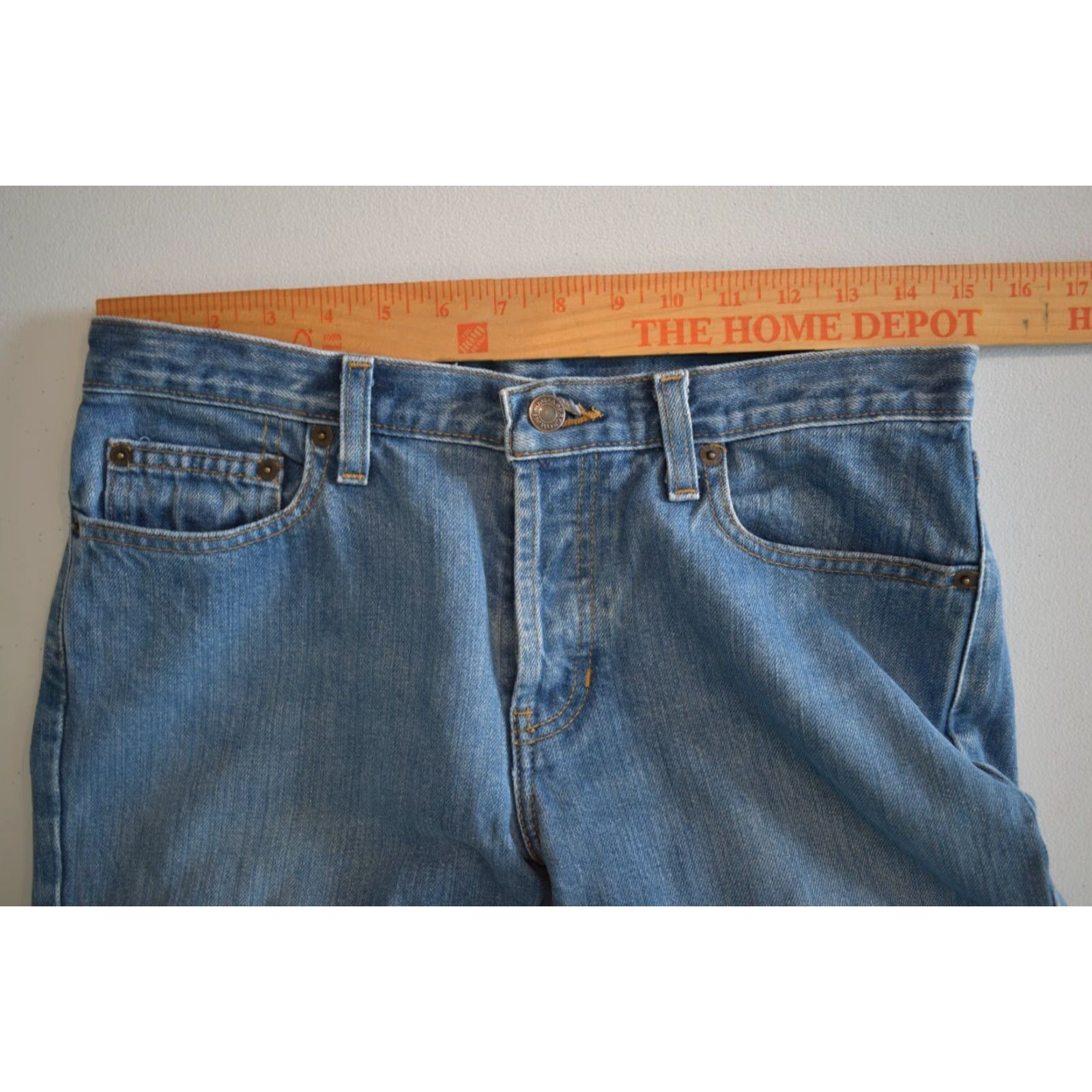 Abercrombie & Fitch Vintage Abercrombie & Fitch Button Fly Flare Jeans Womens 4 Actual 30x32 USA Size 30" / US 8 / IT 44 - 7 Thumbnail