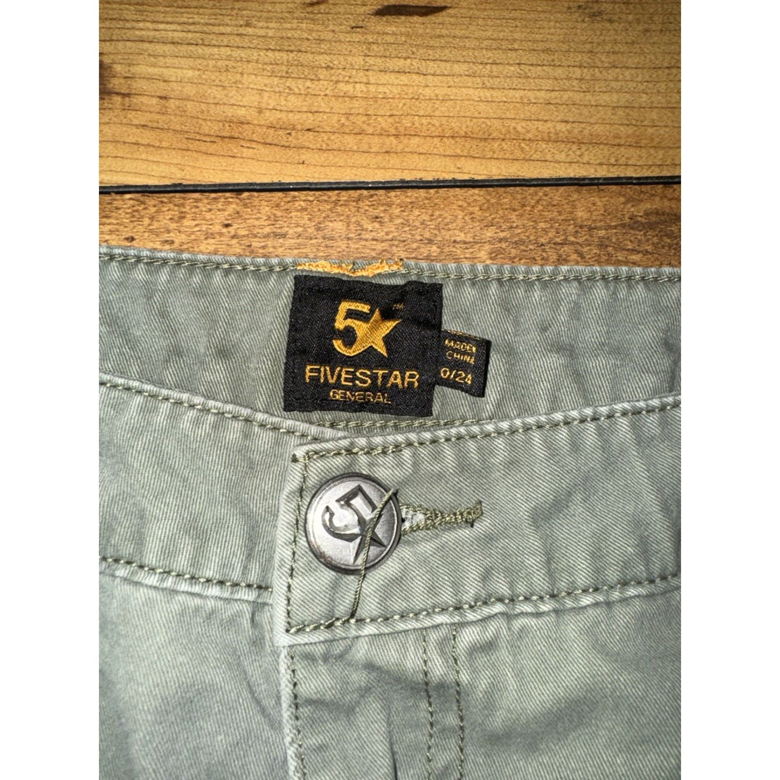 Vintage **Fivestar General Women's Cargo Pants Olive Green Size 26** User: Fivestar General Women's Cargo Pants Olive Green Size 26 Size 26" / US 2 / IT 38 - 6 Thumbnail