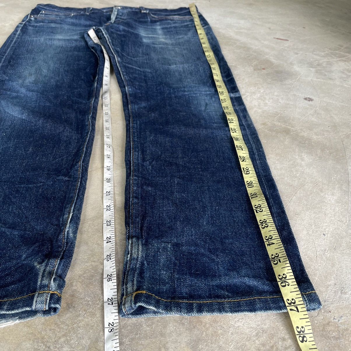 A.P.C. A.P.C. Selvedge Japan Raw Denim Indigo Distressed Jeans APC Size US 36 / EU 52 - 16 Thumbnail
