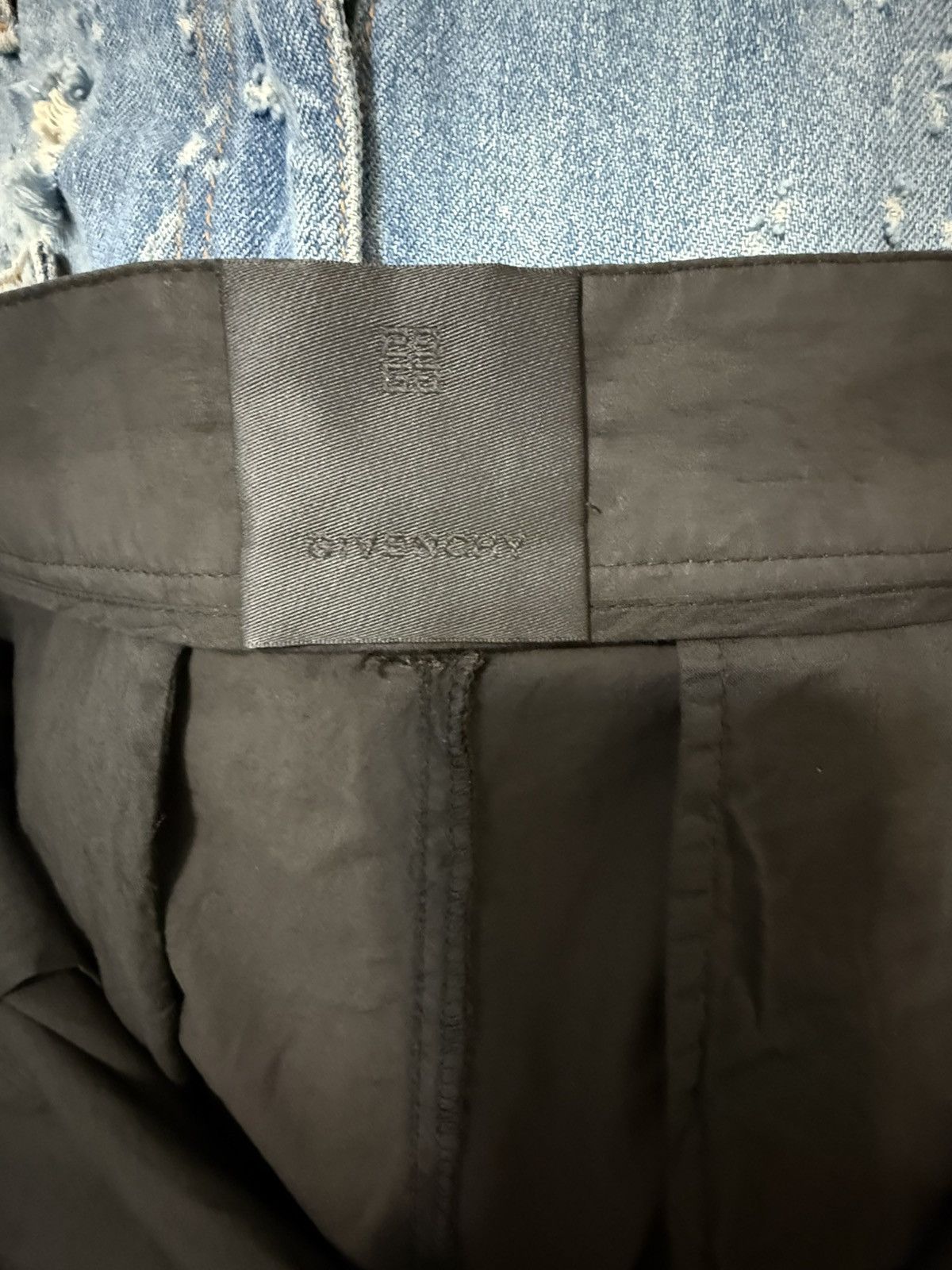 Givenchy Givenchy Black Poplin Cargo Pant Size US 38 / EU 54 - 8 Thumbnail