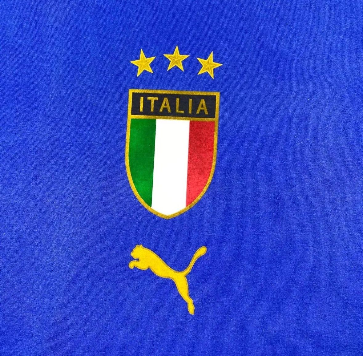 Puma × Vintage Vintage Puma Italia Neil Barrett Soccer T Shirt Jersey Size US XL / EU 56 / 4 - 10 Thumbnail