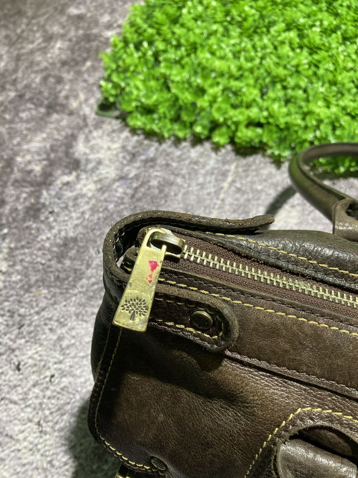 Mulberry Mulberry Roxanne Bag Chocolate Brown Darwin Leather Handbag Size ONE SIZE - 13 Thumbnail