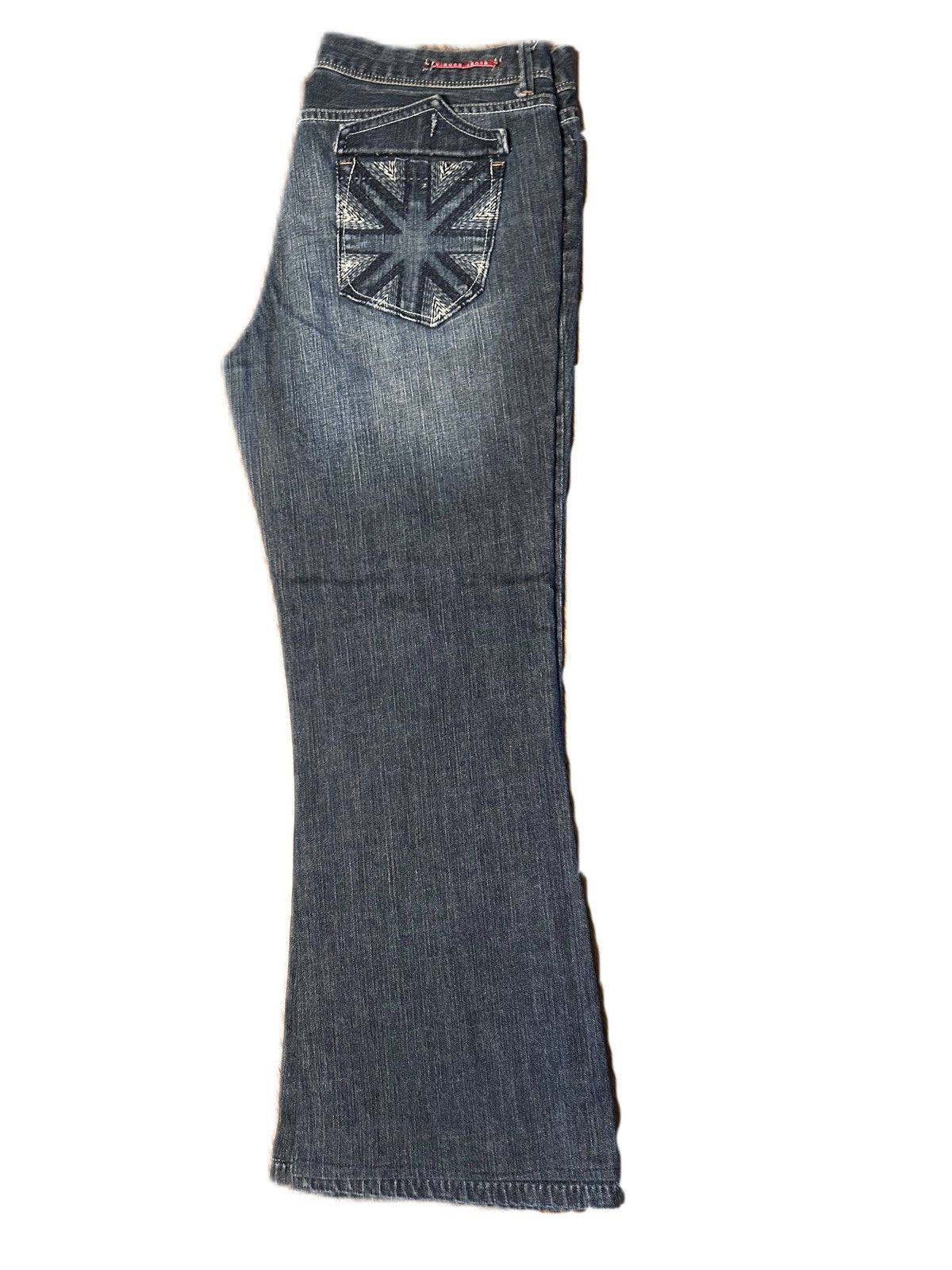 Vintage Vintage Vigoss Union Jack Flares Size US 34 / EU 50 - 1 Thumbnail