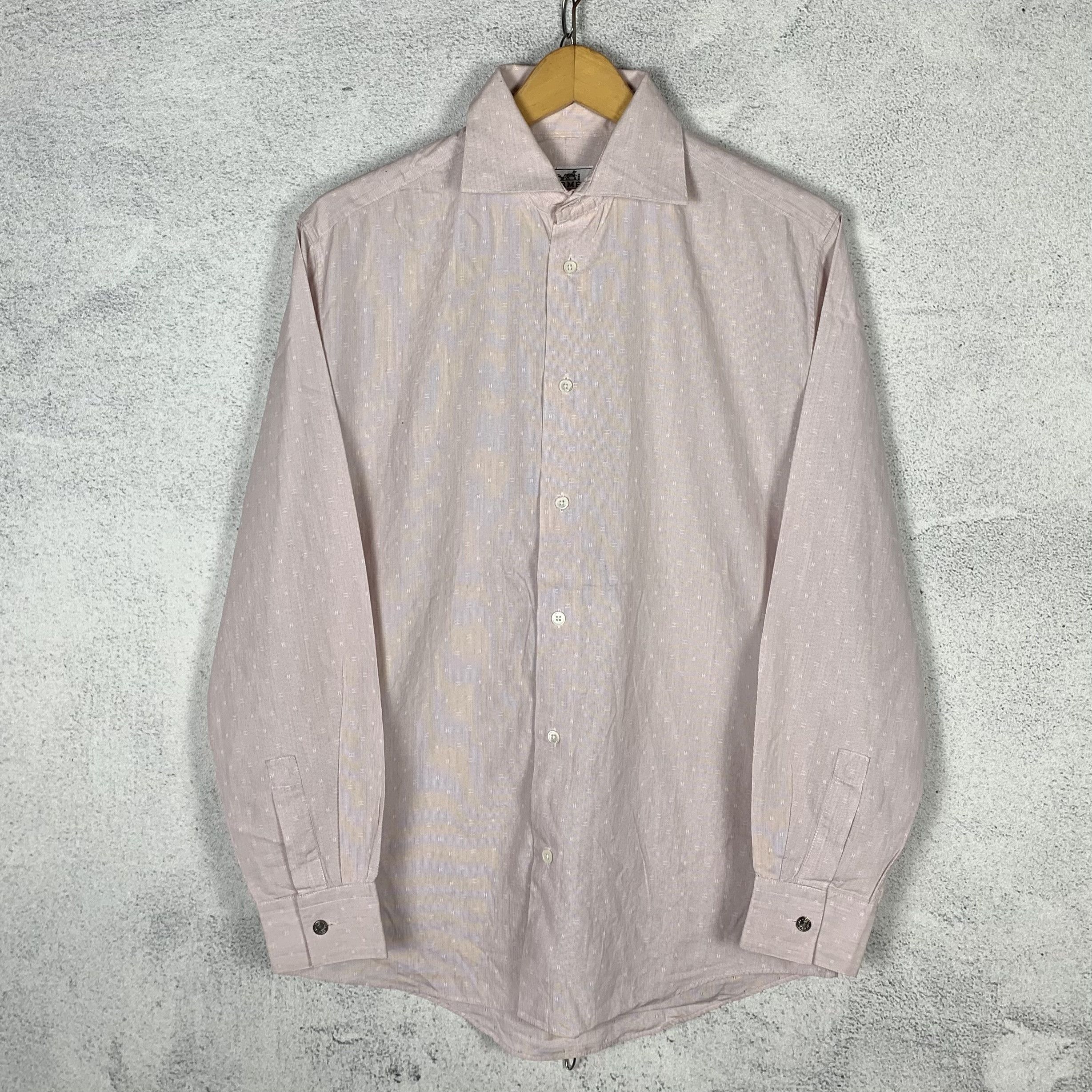 Hermes Vintage Hermes Shirt Size US M / EU 48-50 / 2 - 1 Thumbnail