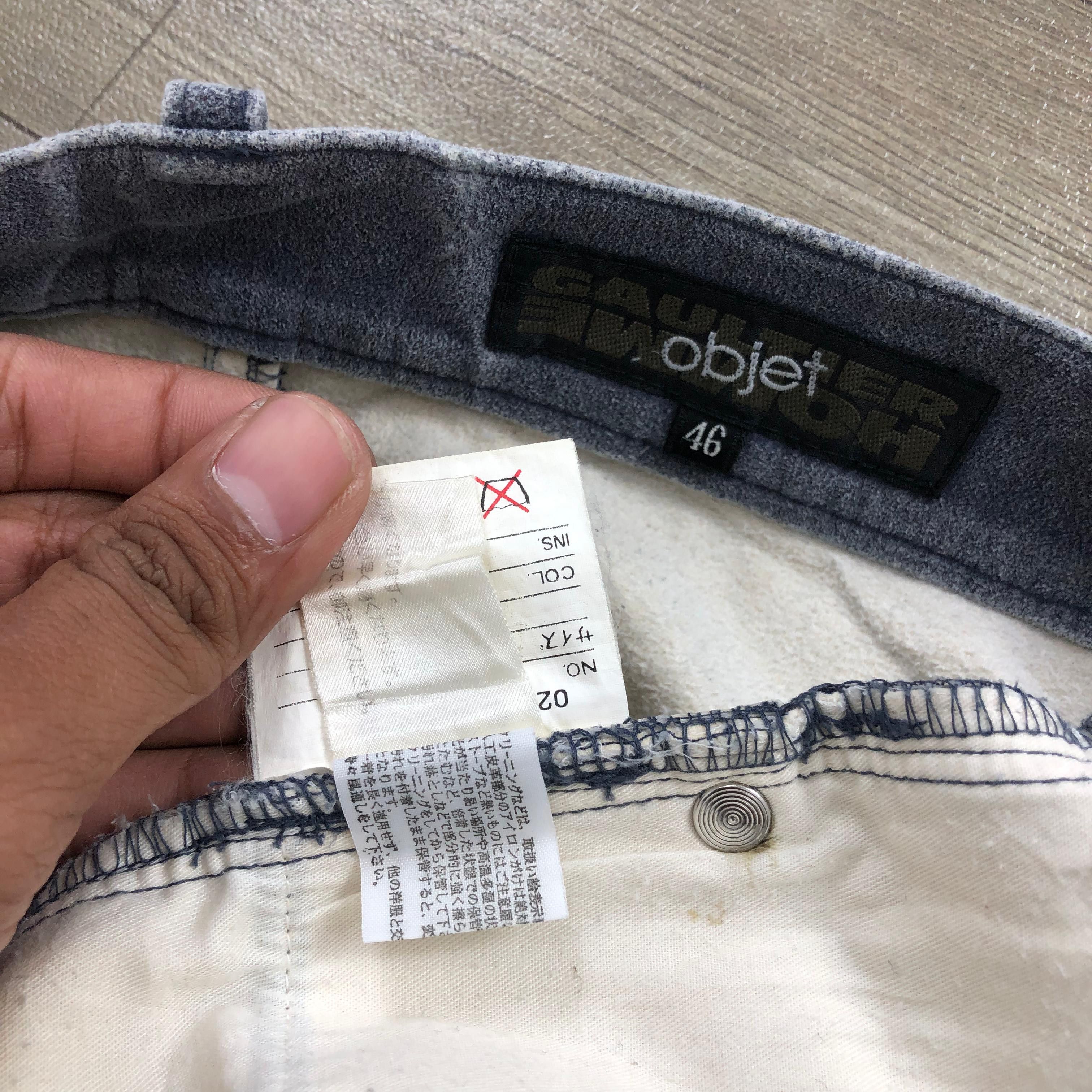 Gaultier Homme Objet 2000s Gaultier Homme Objet Faded Lgb Style Denim Jeans Size US 30 / EU 46 - 12 Thumbnail