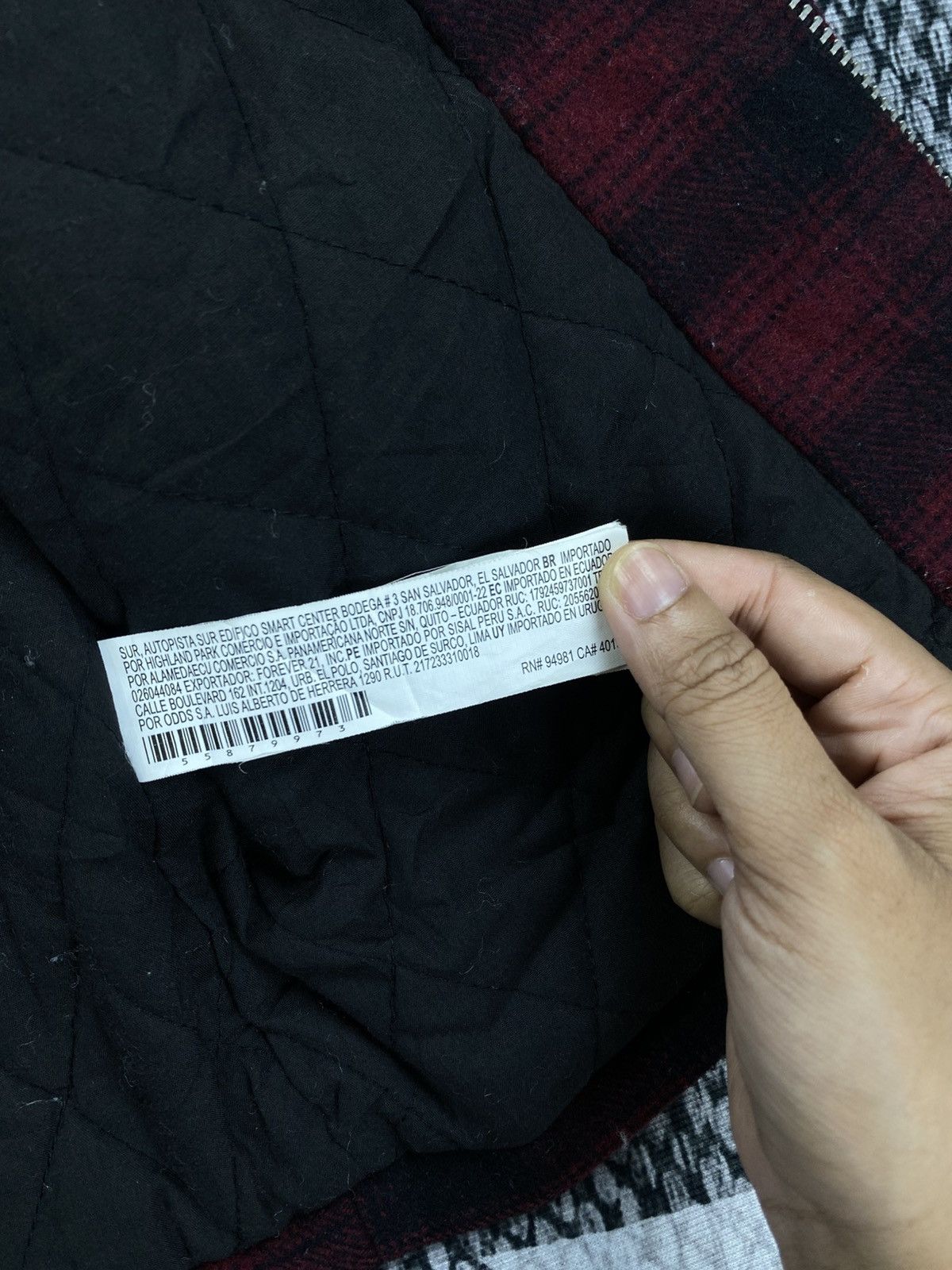 21 Men Vintage 21 Mens Red Plaid Zipper Wool Jacket Size US M / EU 48-50 / 2 - 11 Thumbnail