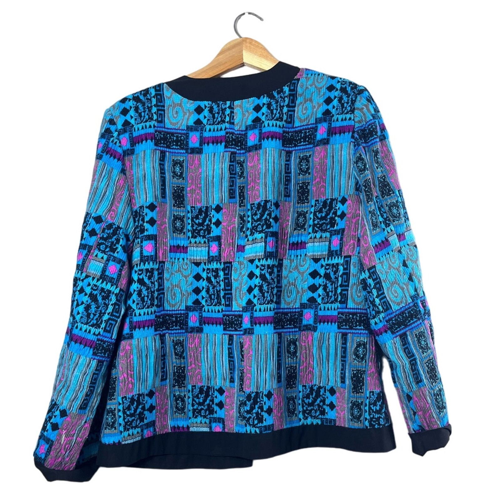 Vintage Vintage Open Front Joni B. Blazer Jacket L Size L / US 10 / IT 46 - 3 Thumbnail