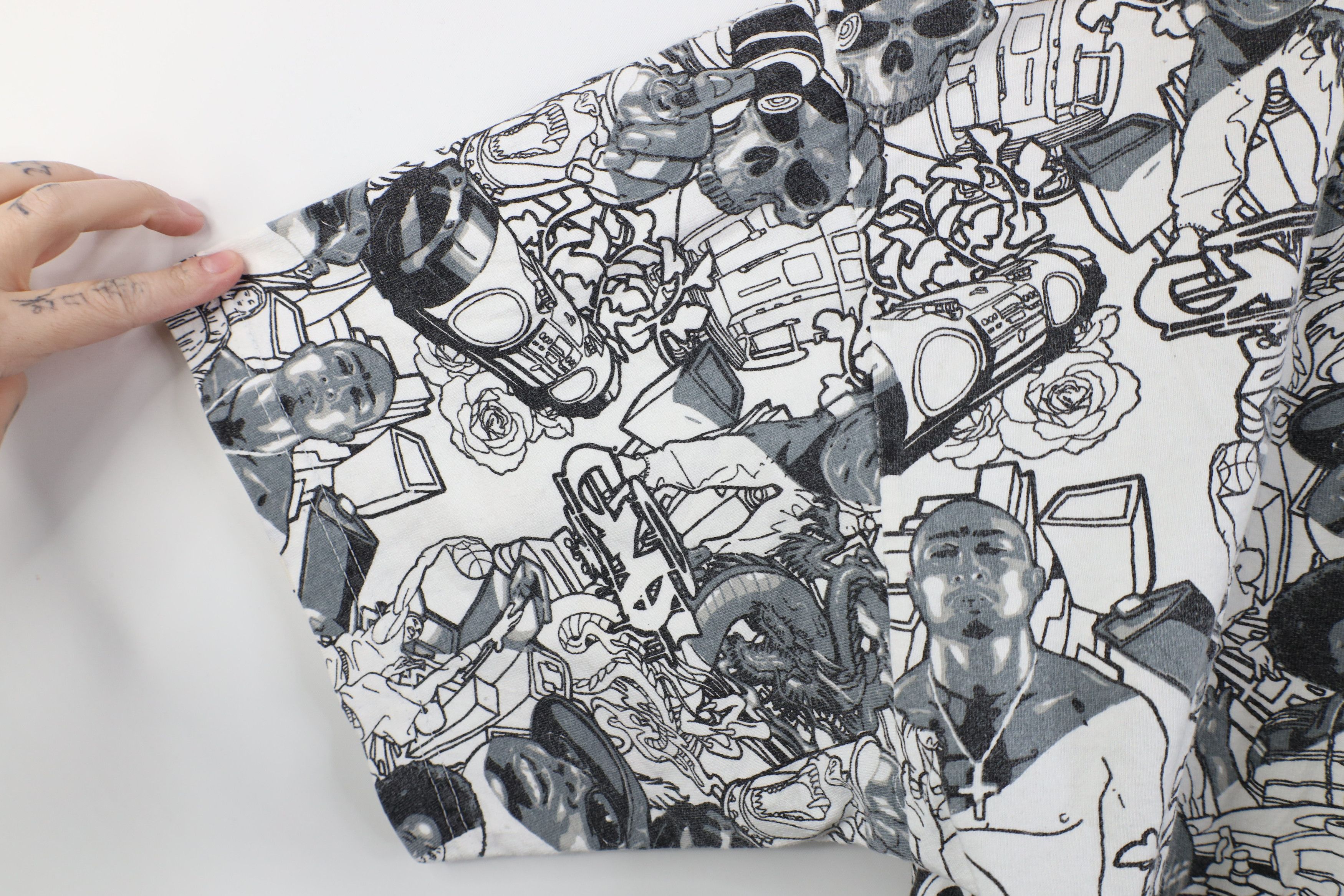 Vintage Vintage Y2K Streetwear Smalls Andre All Over Print T-Shirt Size US XXL / EU 58 / 5 - 7 Thumbnail