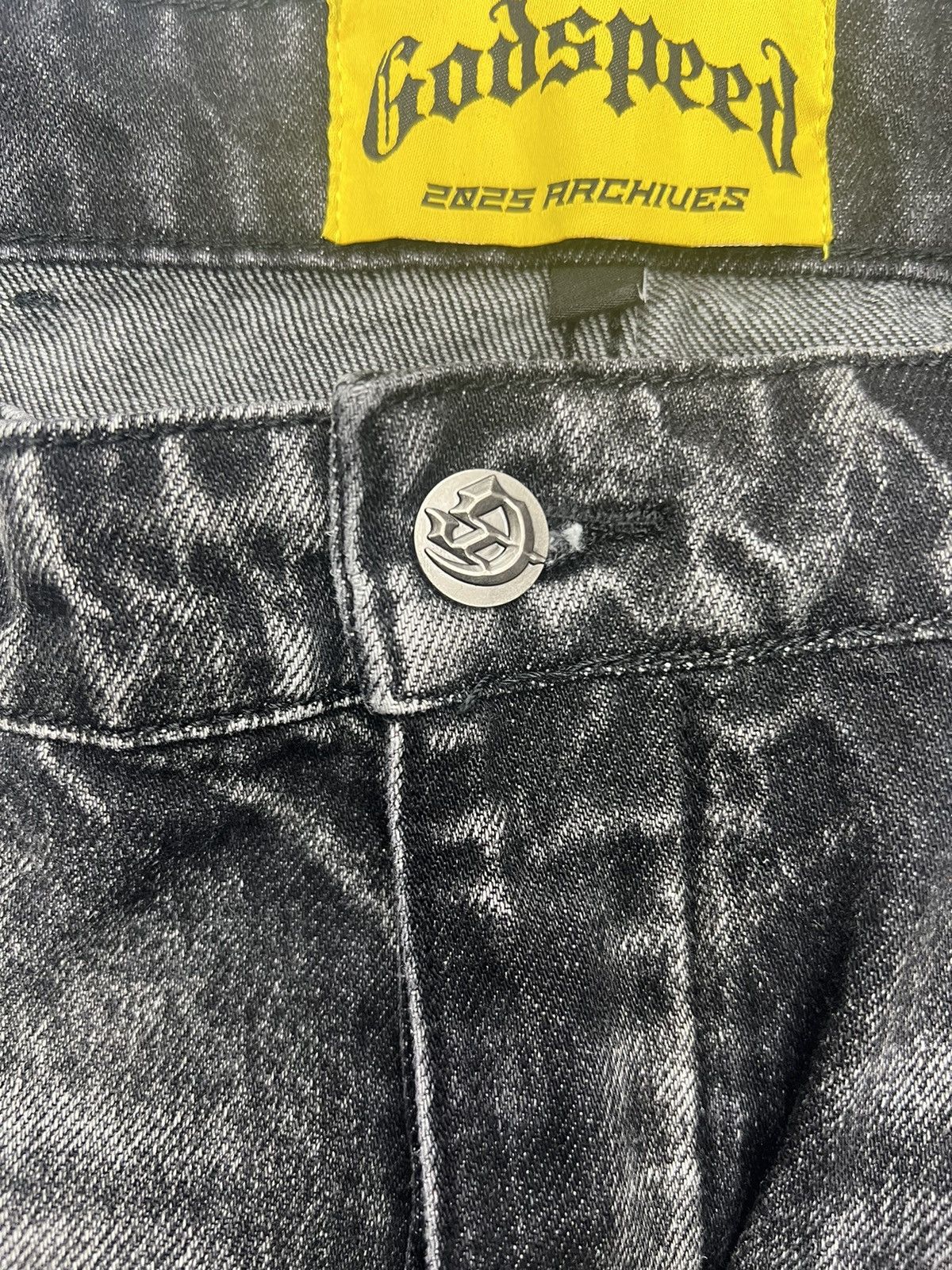 Godspeed Godspeed Octagon Cargo Denim Shorts Size US 34 / EU 50 - 3 Thumbnail