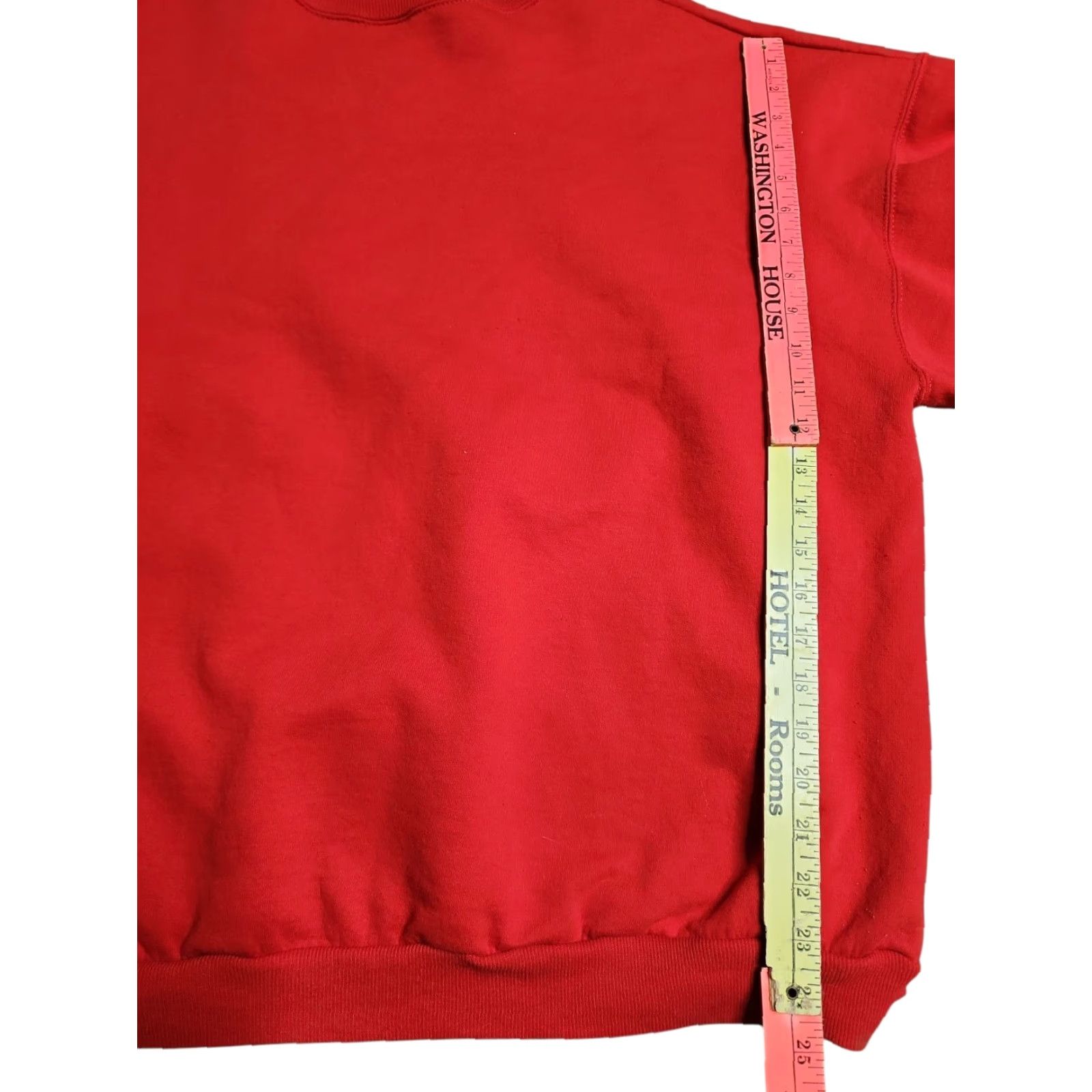 Vintage VINTAGE American Eagle Sweatshirt Crewneck 2XL Red 90s Mens Pullover Cotton Blend Sweatshirt Size US XXL / EU 58 / 5 - 2 Thumbnail