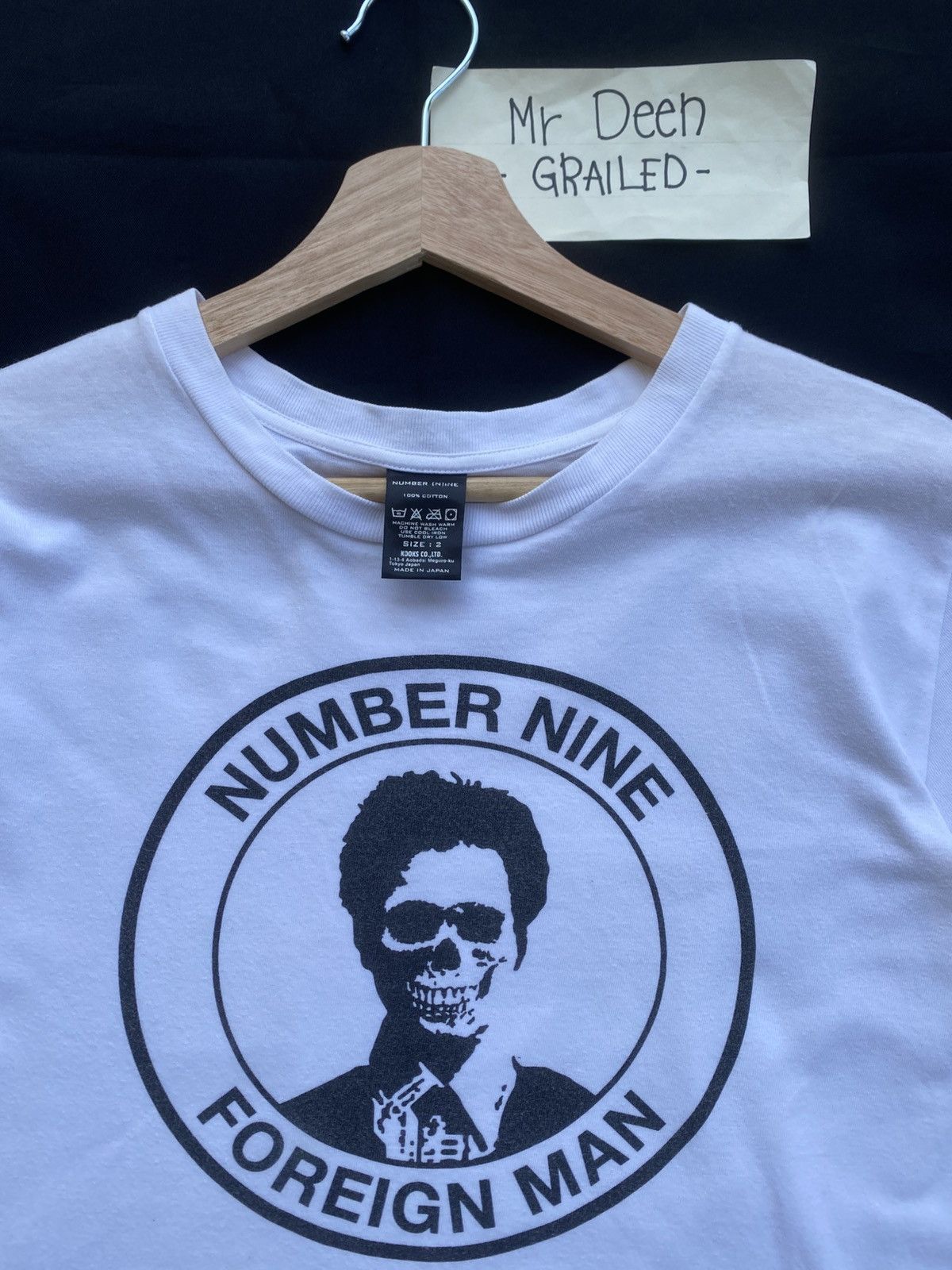 Number (N)ine Rare Number Nine Foreign Man Tshirt Size US M / EU 48-50 / 2 - 10 Thumbnail