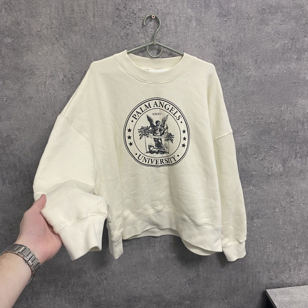 Palm Angels Palm Angels University Sweatshirt Big Logo Size US S / EU 44-46 / 1 - 2 Thumbnail