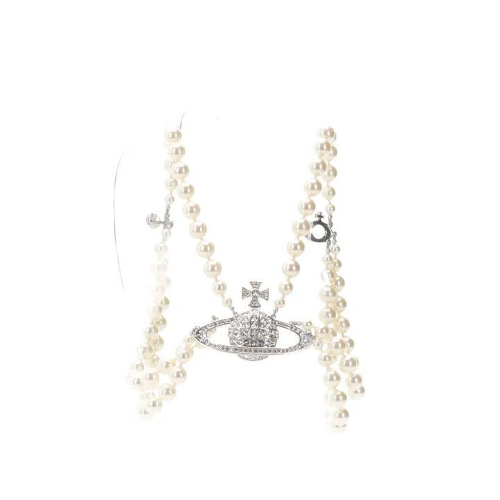 Vivienne Westwood Vivienne Westwood Three-Row Brass Necklace -2507 Size ONE SIZE - 1 Thumbnail