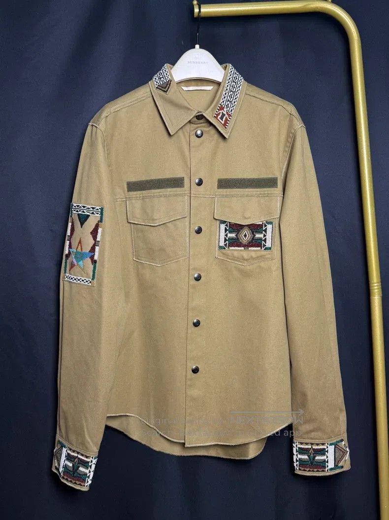 Valentino Valentino Beaded embroidered shirt jacket Size US M / EU 48-50 / 2 - 1 Thumbnail