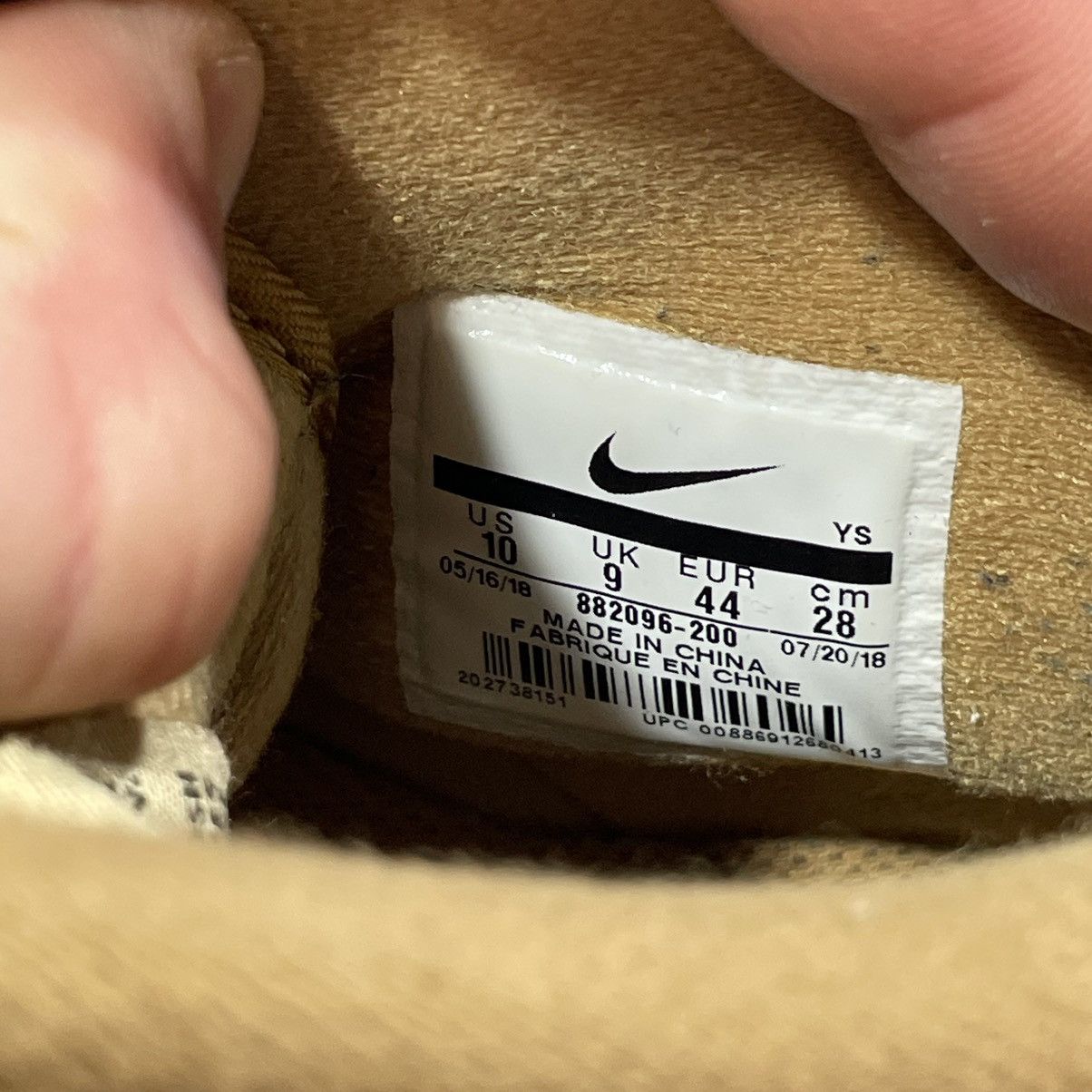 Nike Nike Air Force 1 Brown High Flax Size US 10 / EU 43 - 15 Thumbnail