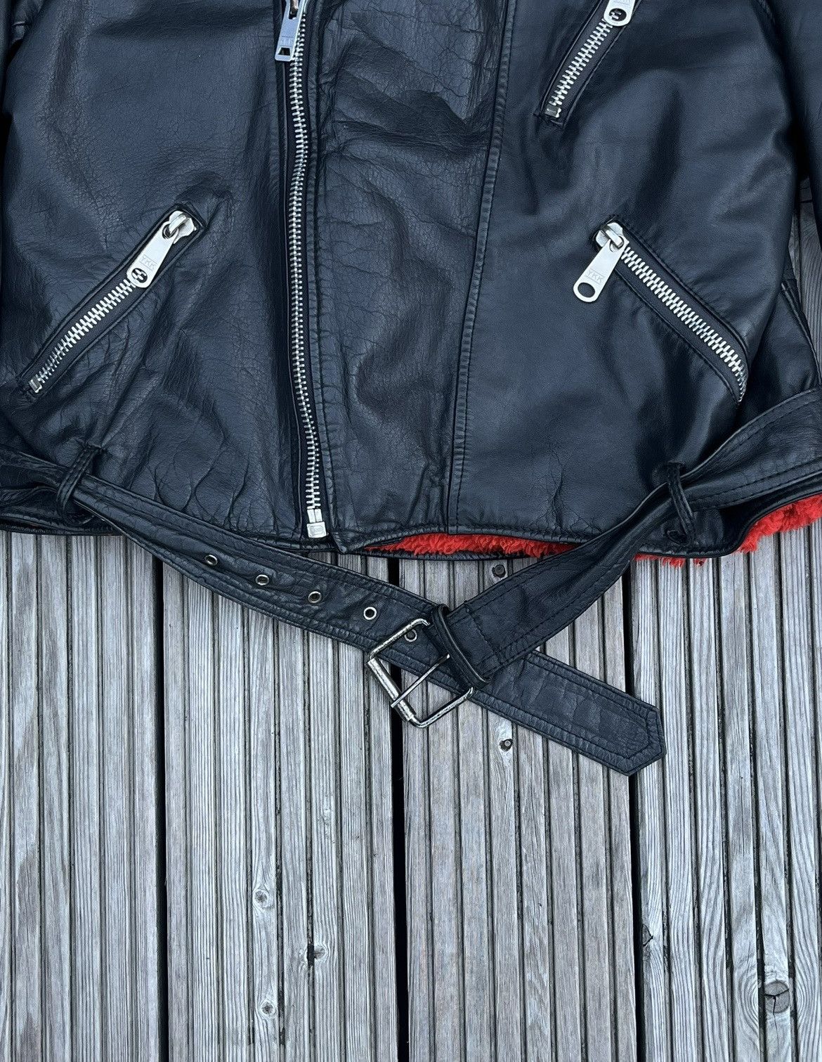 Vintage True vintage 1970s No.1 Leather Biker jacket Size US M / EU 48-50 / 2 - 3 Thumbnail