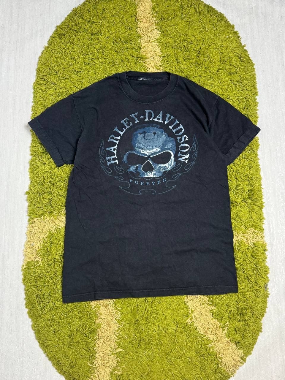Harley Davidson Vintage 2005 Harley Davidson Skull Forever T-Shirt Size US M / EU 48-50 / 2 - 1 Thumbnail