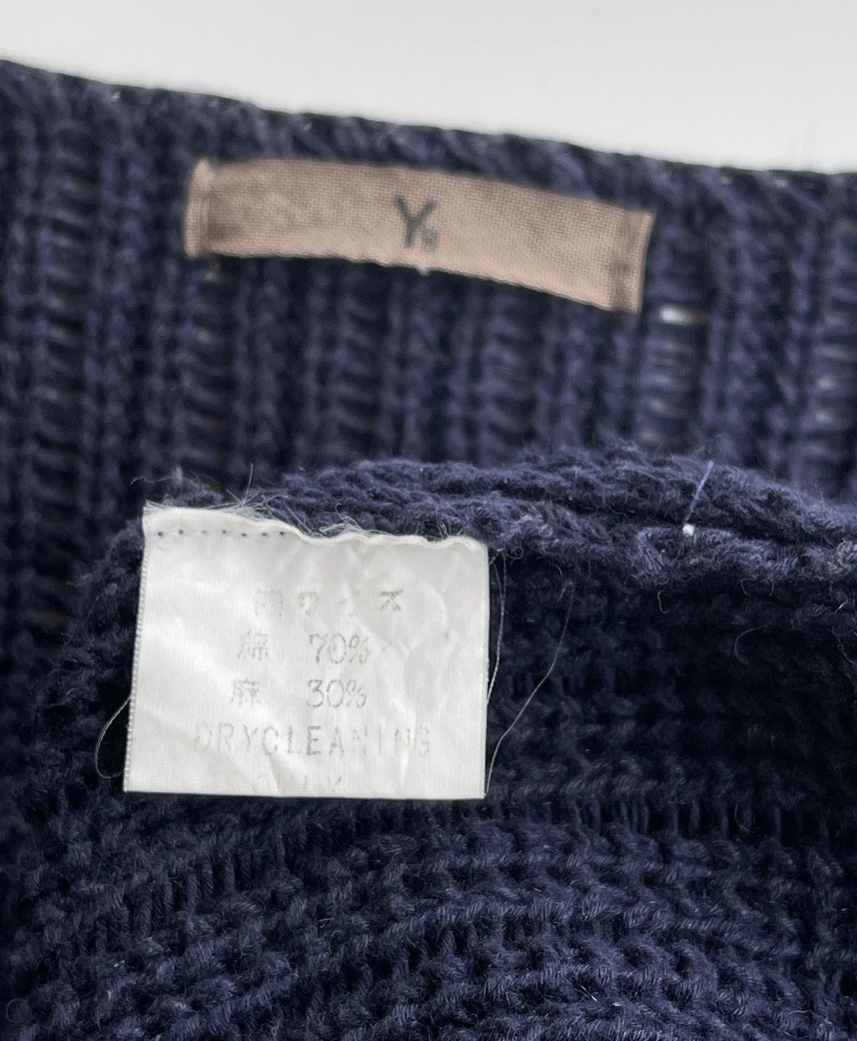 Y's Yohji Yamamoto Cable Knit Shirt Size US M / EU 48-50 / 2 - 5 Thumbnail