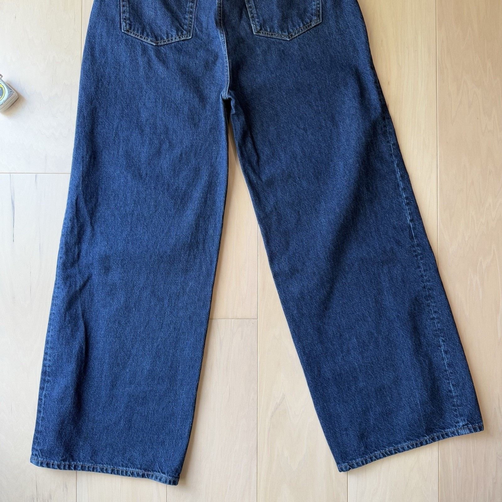 Reformation Reformation Miami Pleated Trouser Jeans Women's 31 Dark Wash Size 31" - 8 Thumbnail