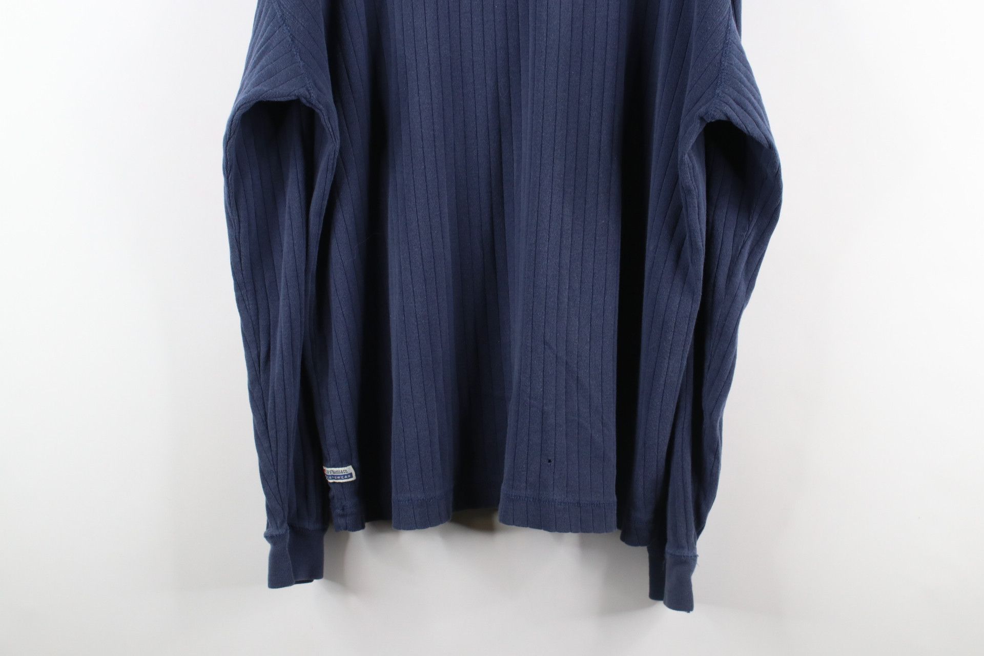 Levi's Vintage 90s Levis Ribbed Knit Long Sleeve Henley T-Shirt Size US S / EU 44-46 / 1 - 12 Thumbnail