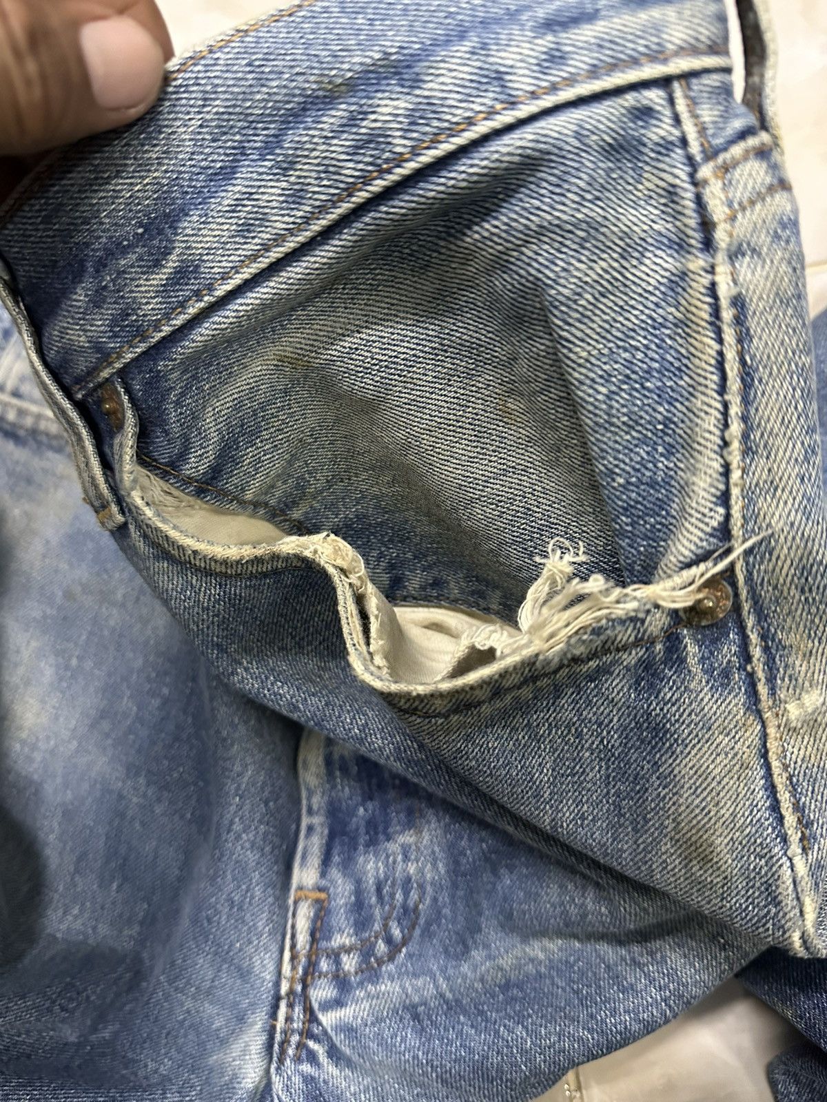 Levi's Distress Vintage Levis Big E 90s . Size US 32 / EU 48 - 11 Thumbnail
